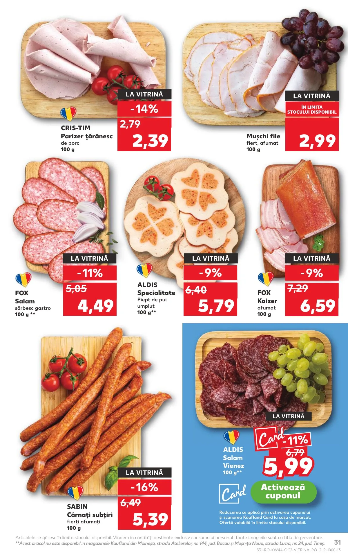 Kaufland akciós újság Románia 10.29–11.04 – 31. oldal