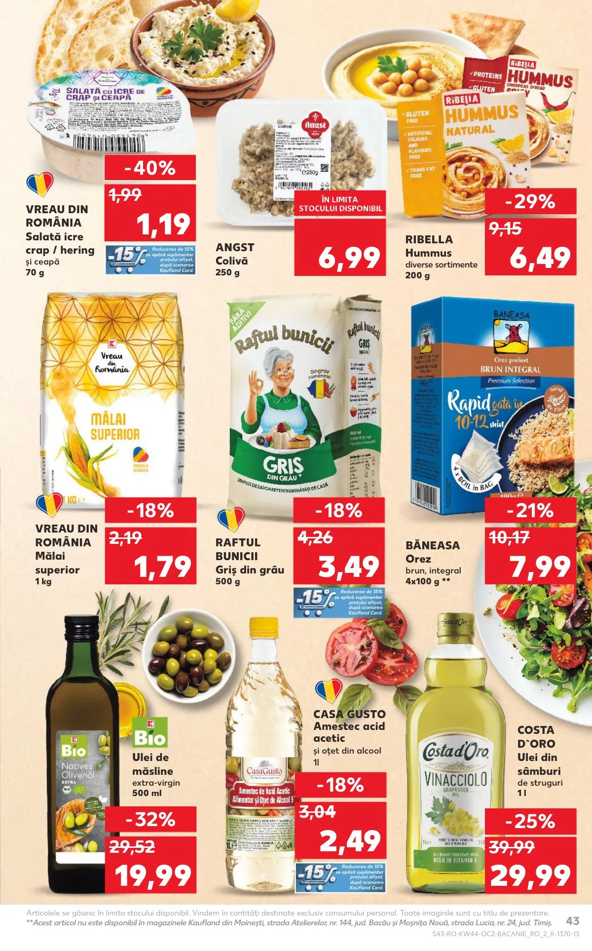 Kaufland akciós újság Románia 10.29–11.04 – 43. oldal