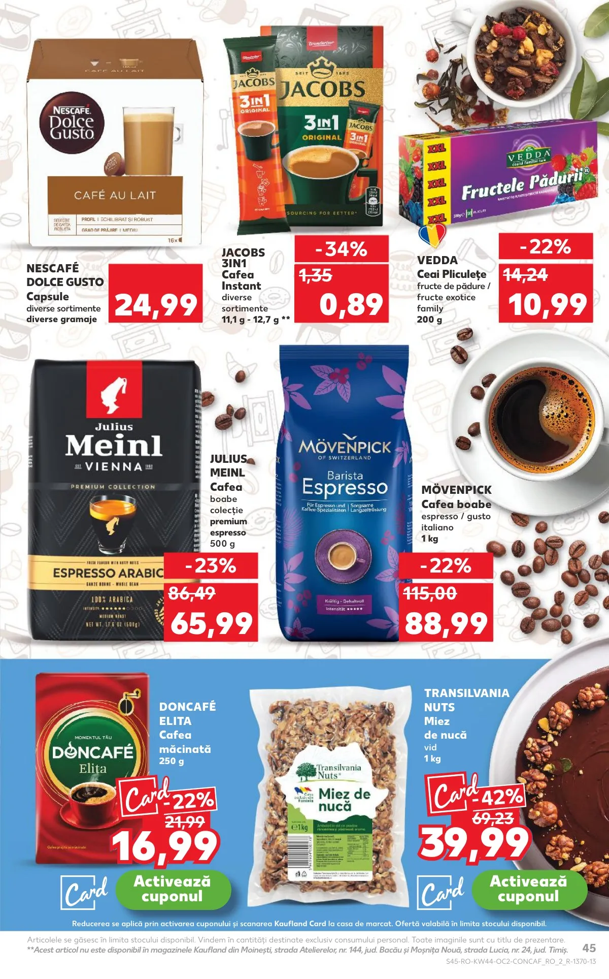 Kaufland akciós újság Románia 10.29–11.04 – 45. oldal