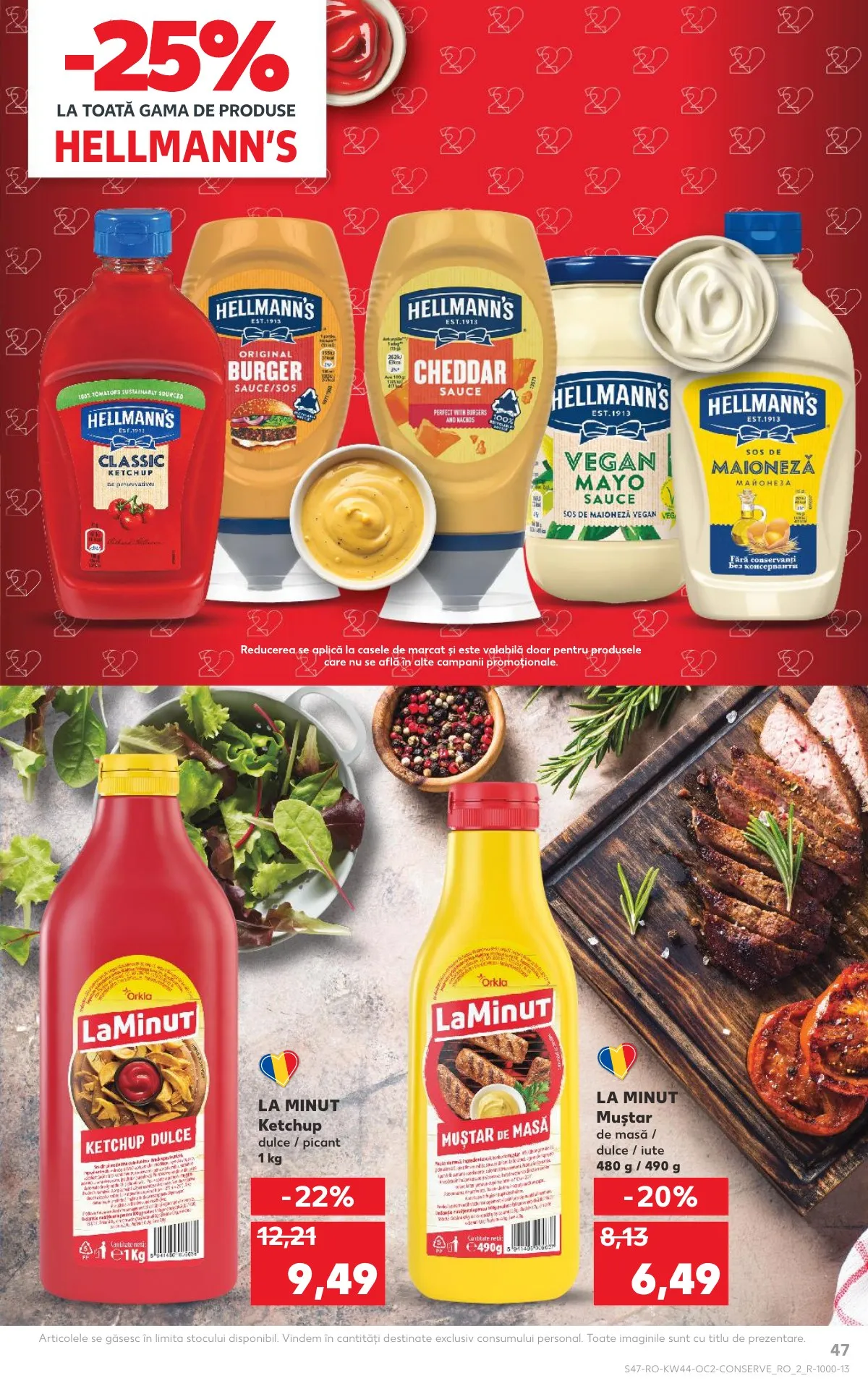 Kaufland akciós újság Románia 10.29–11.04 – 47. oldal