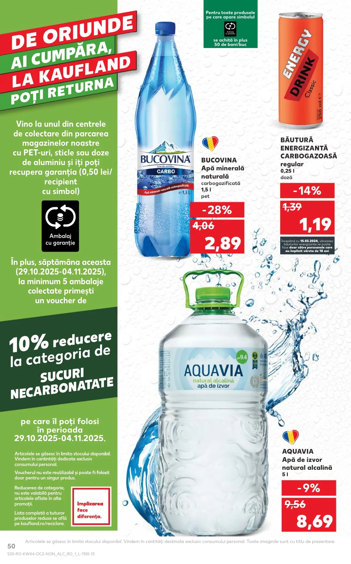 Kaufland akciós újság Románia 10.29–11.04 – 50. oldal