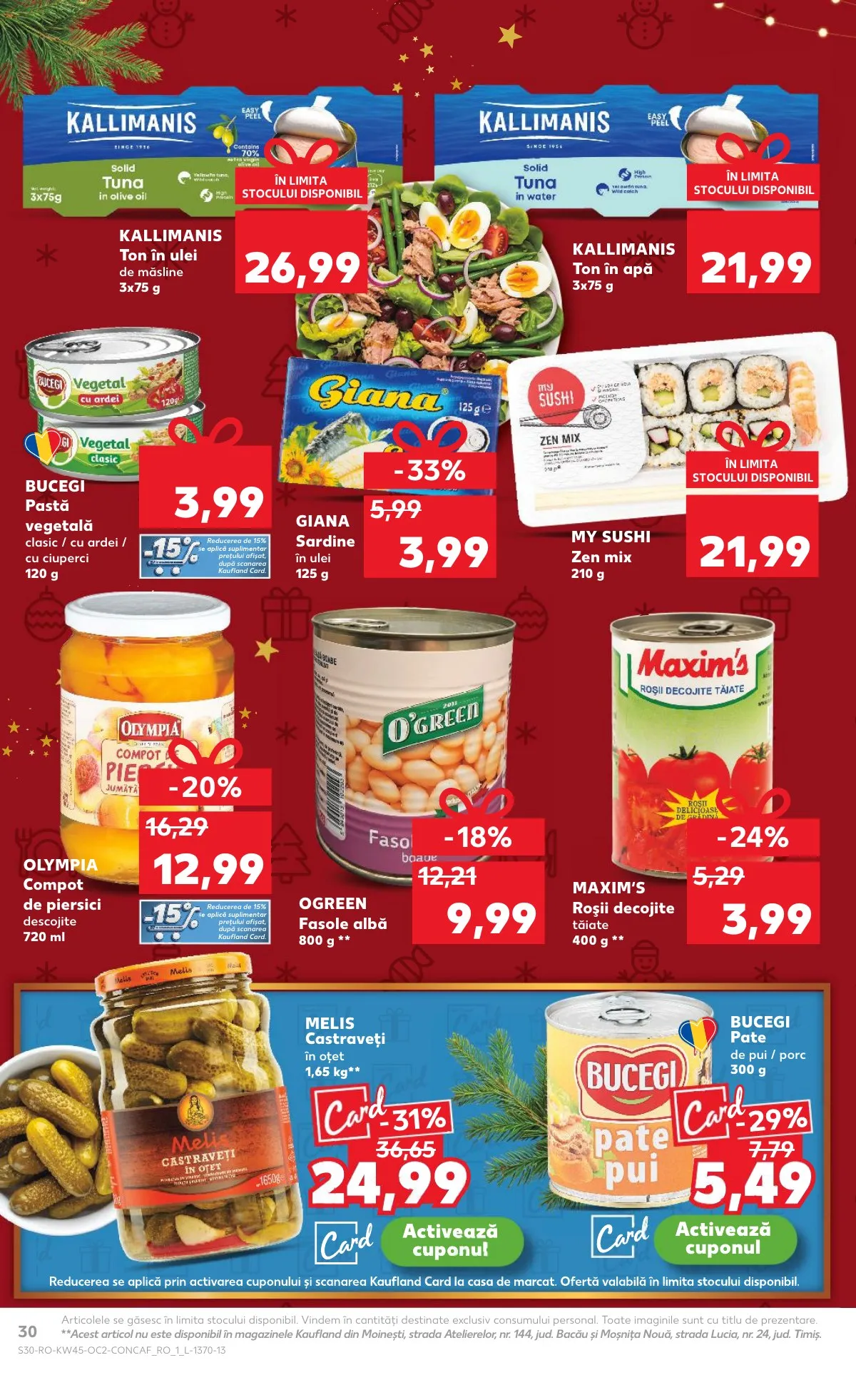 Kaufland akciós újság Románia 11.05–11.11 – 30. oldal
