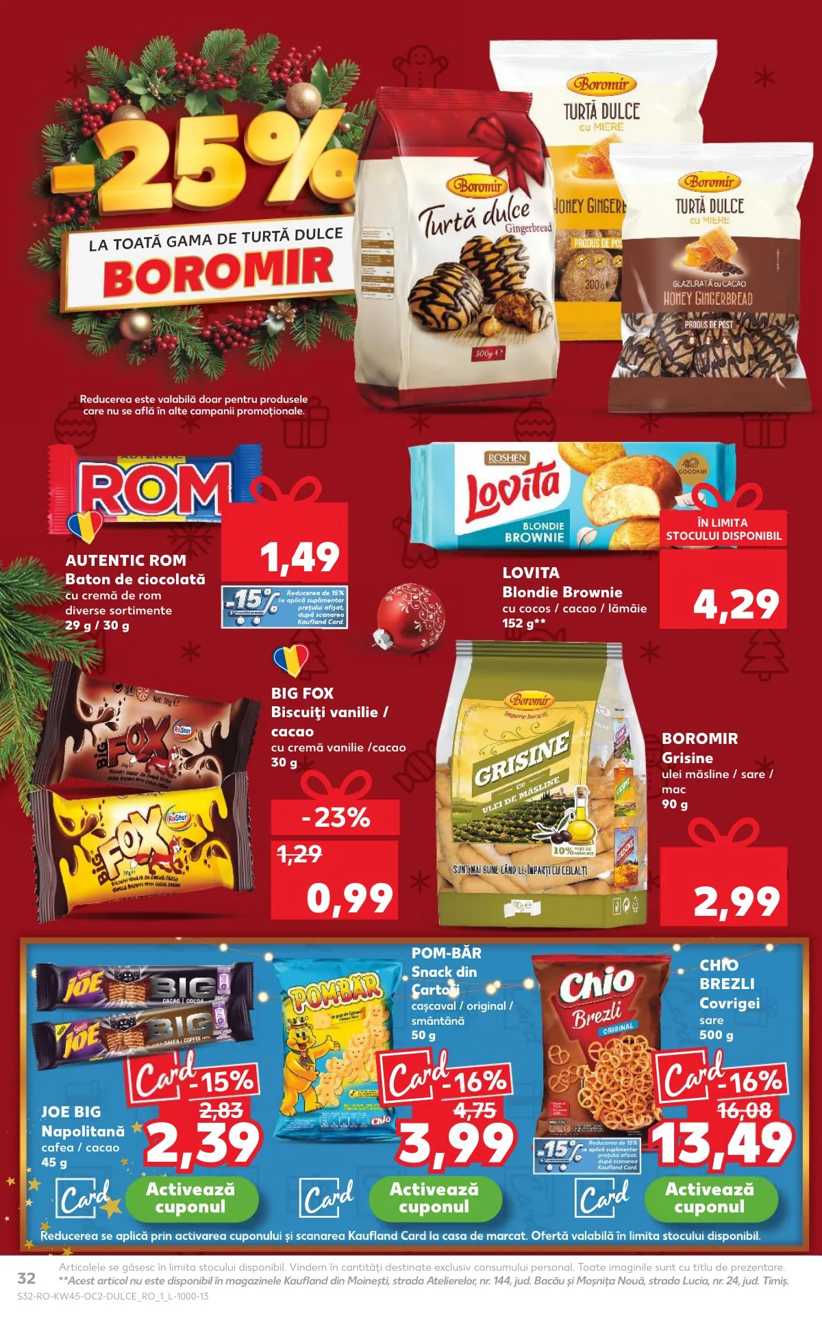 Kaufland akciós újság Románia 11.05–11.11 – 32. oldal
