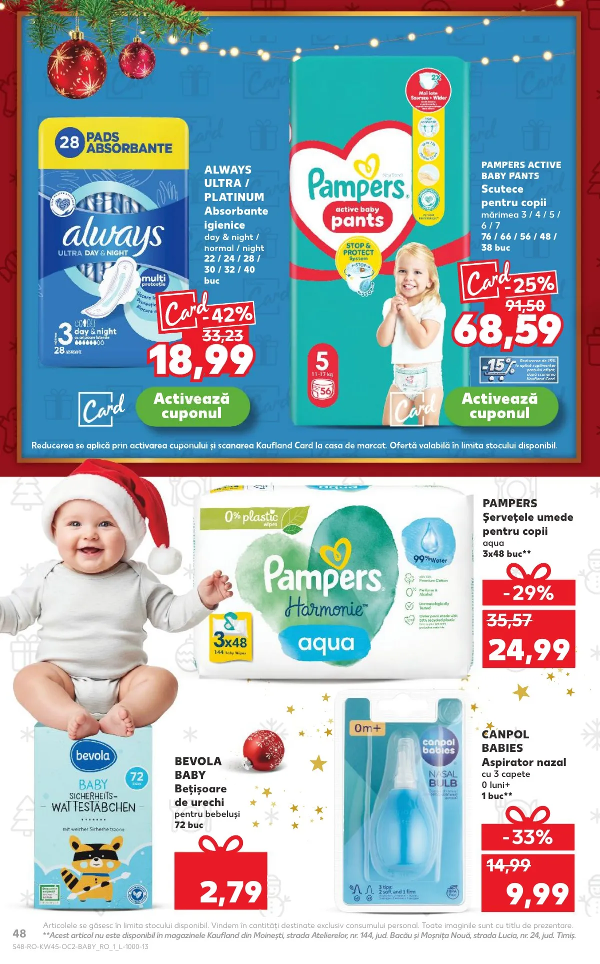 Kaufland akciós újság Románia 11.05–11.11 – 48. oldal