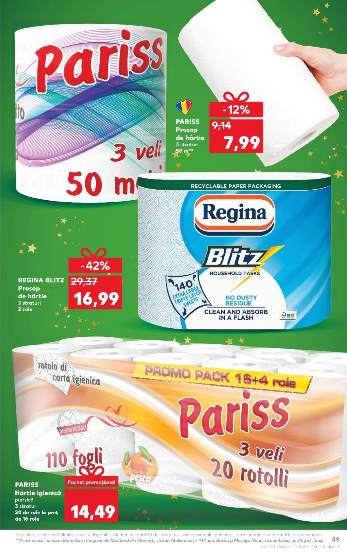 Kaufland akciós újság Románia 11.05–11.11 – 49. oldal