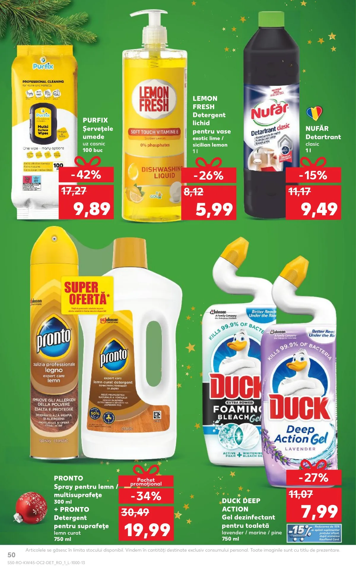 Kaufland akciós újság Románia 11.05–11.11 – 50. oldal