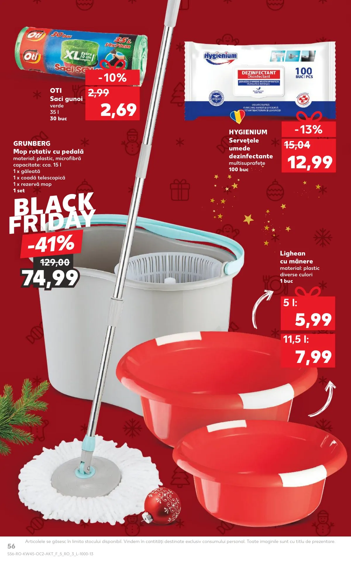 Kaufland akciós újság Románia 11.05–11.11 – 56. oldal