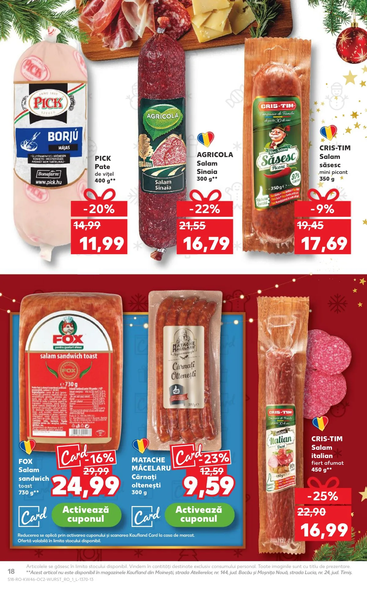 Kaufland akciós újság Románia 11.12–11.18 – 18. oldal