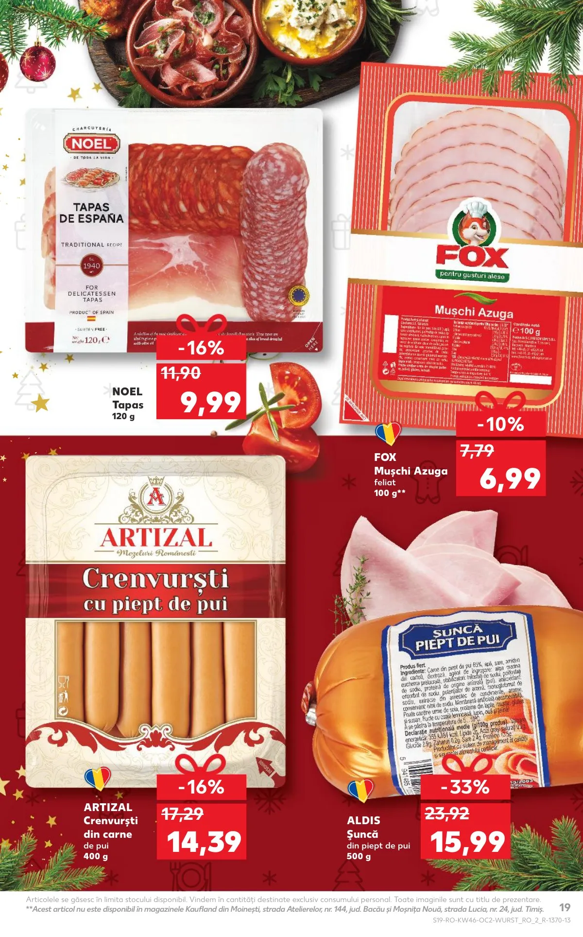 Kaufland akciós újság Románia 11.12–11.18 – 19. oldal