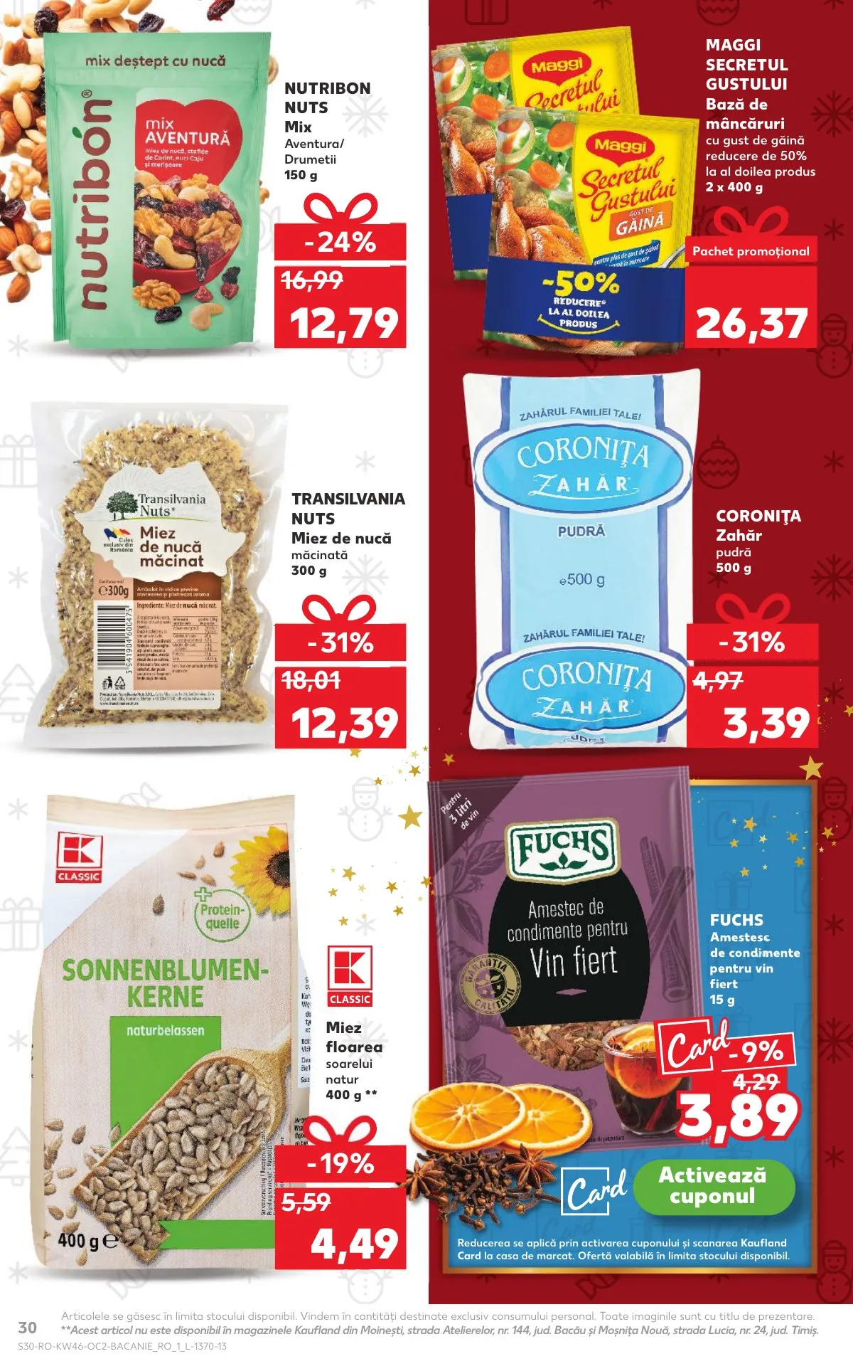 Kaufland akciós újság Románia 11.12–11.18 – 30. oldal
