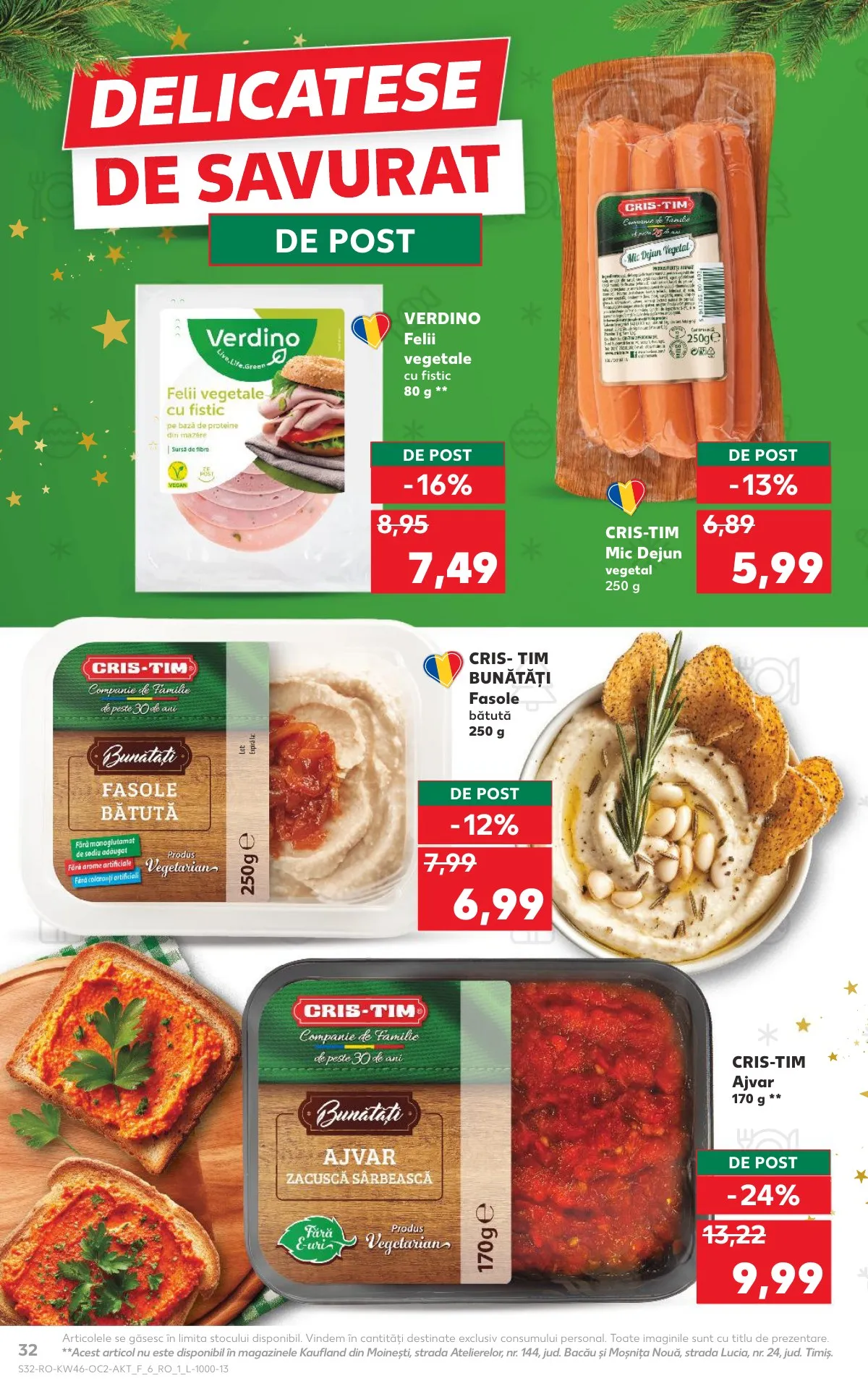 Kaufland akciós újság Románia 11.12–11.18 – 32. oldal