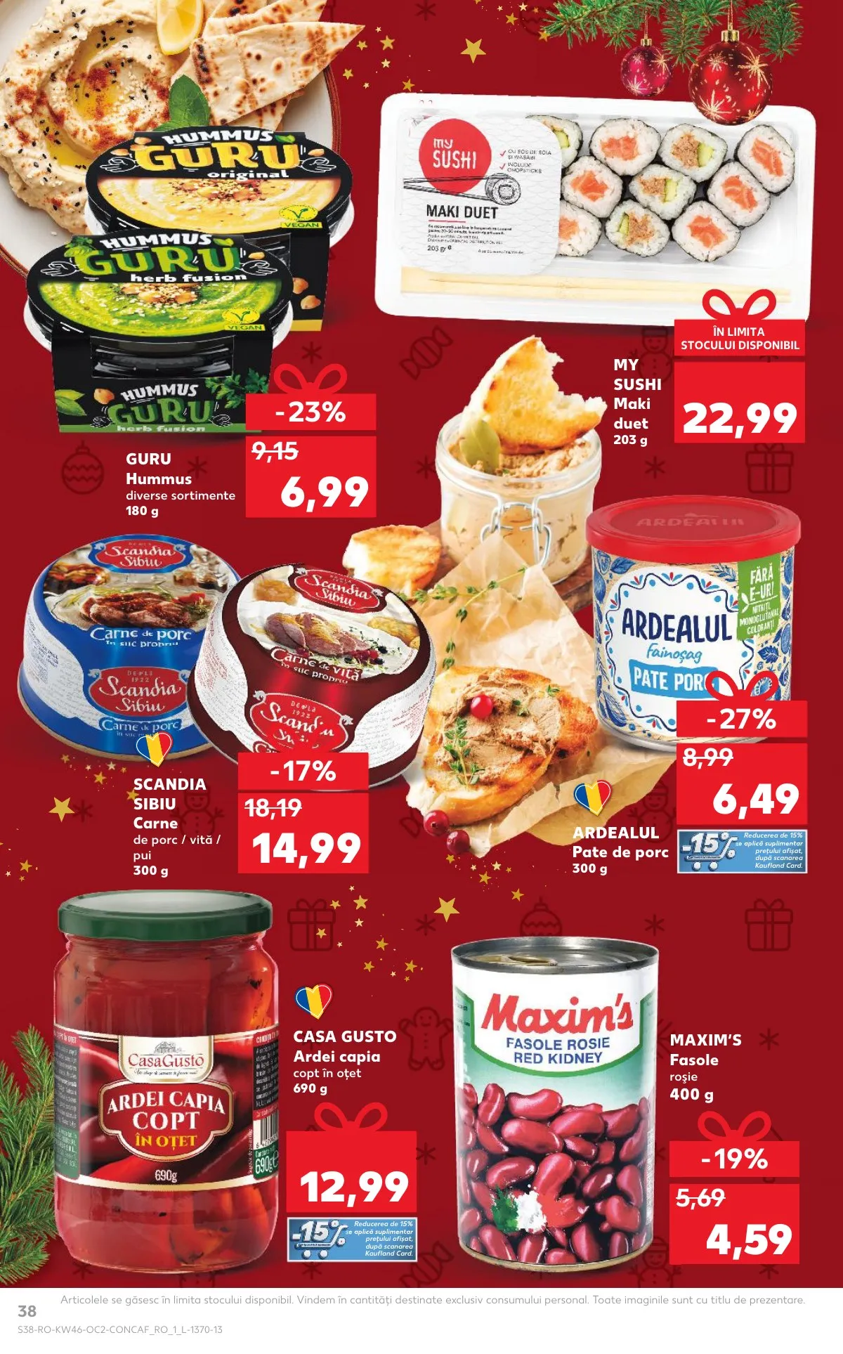 Kaufland akciós újság Románia 11.12–11.18 – 38. oldal