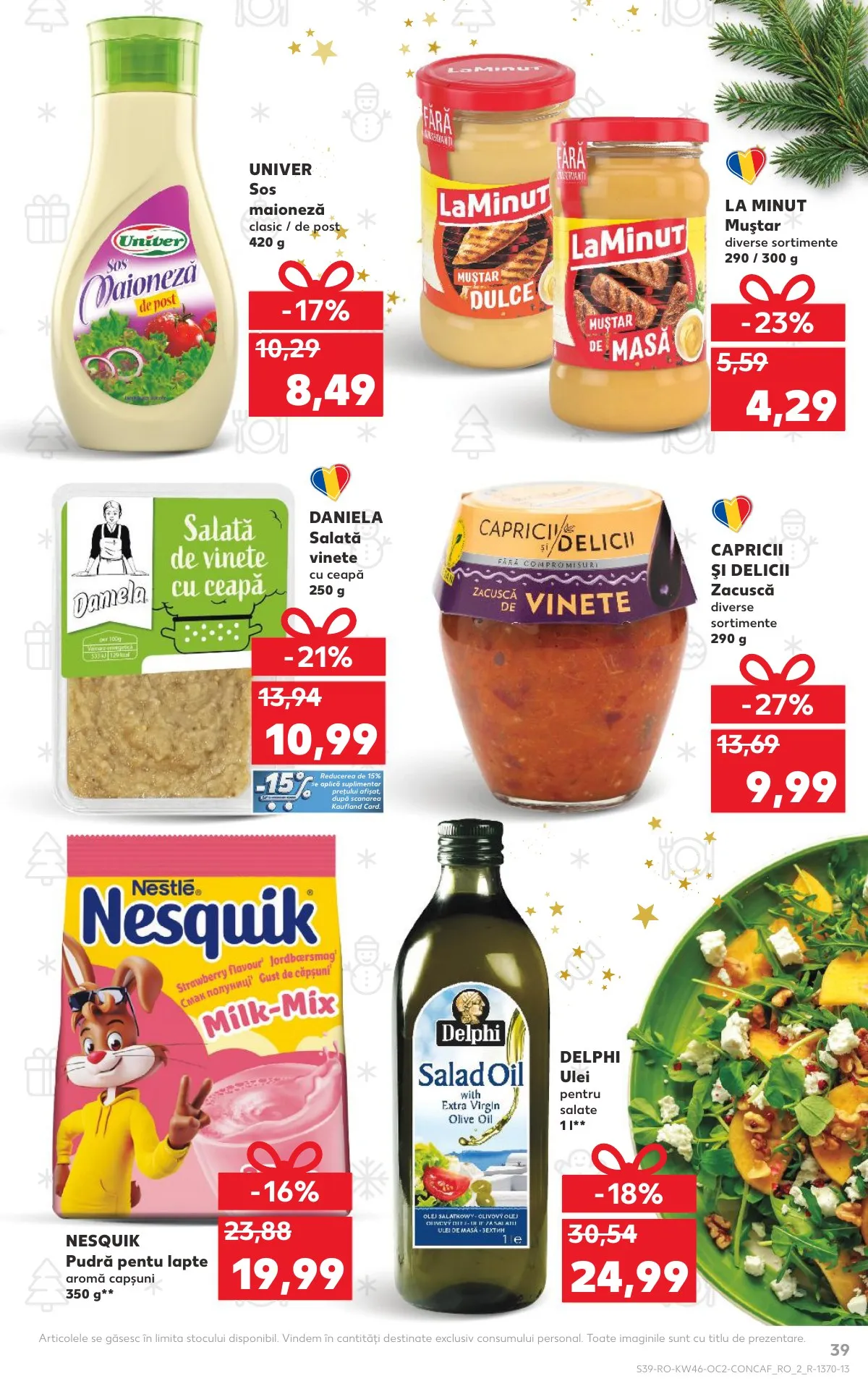 Kaufland akciós újság Románia 11.12–11.18 – 39. oldal