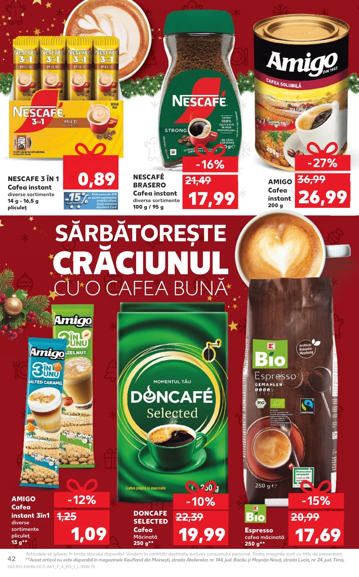 Kaufland akciós újság Románia 11.12–11.18 – 42. oldal