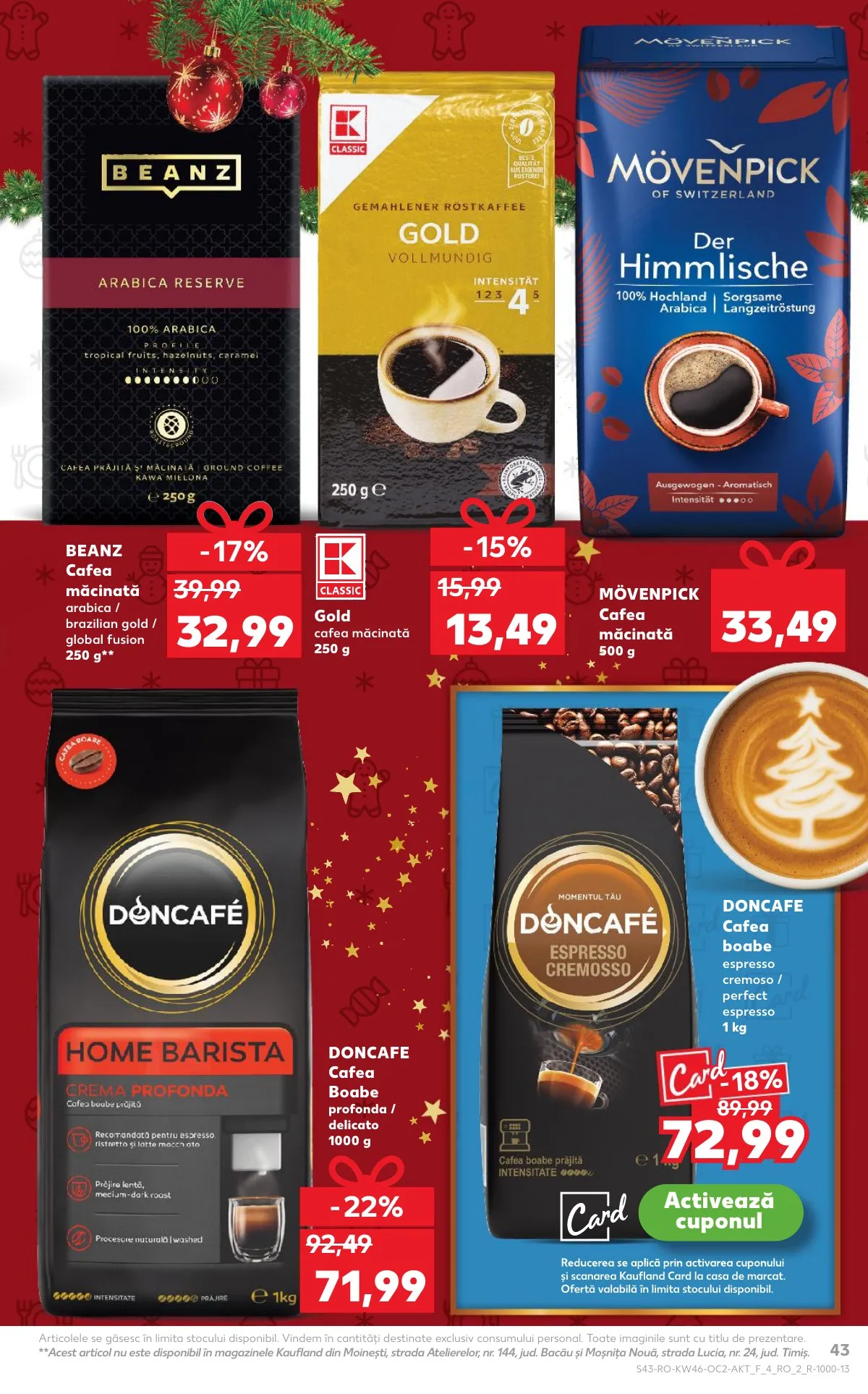 Kaufland akciós újság Románia 11.12–11.18 – 43. oldal