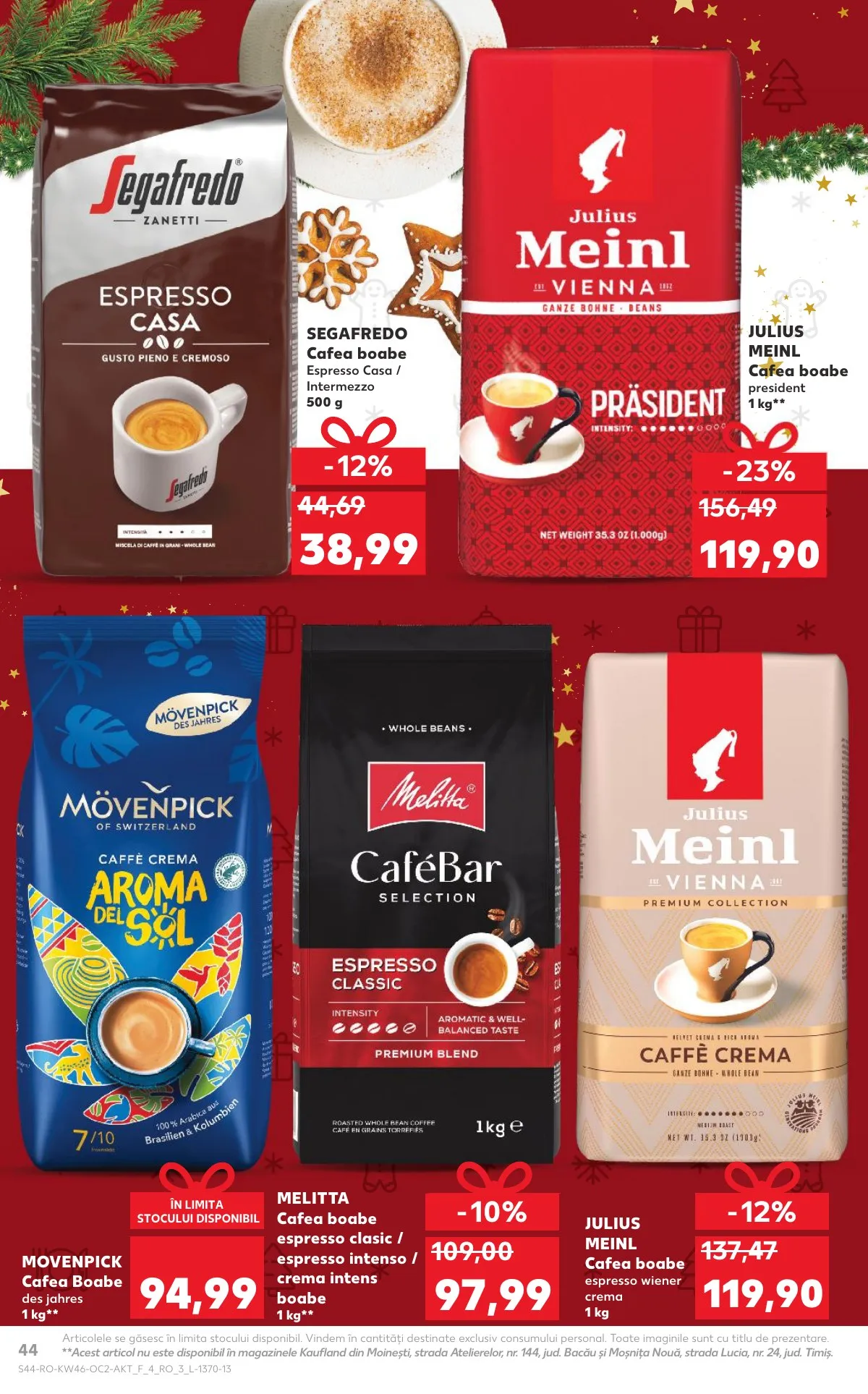 Kaufland akciós újság Románia 11.12–11.18 – 44. oldal