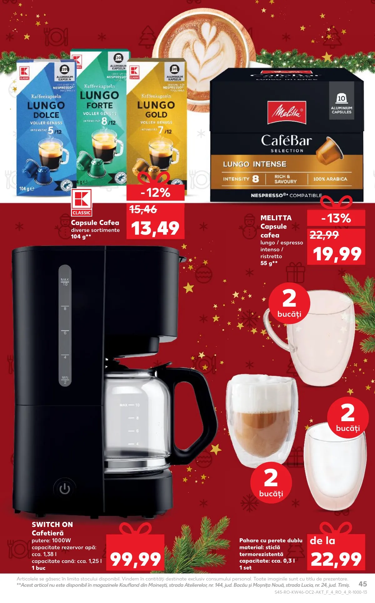 Kaufland akciós újság Románia 11.12–11.18 – 45. oldal