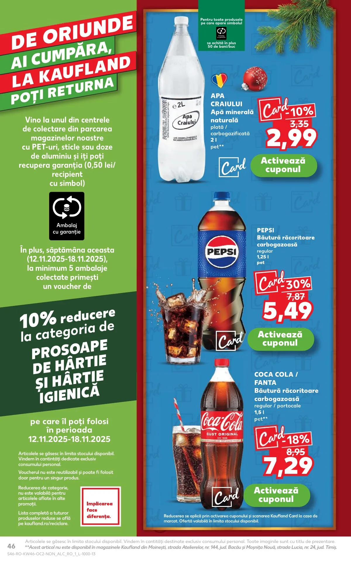 Kaufland akciós újság Románia 11.12–11.18 – 46. oldal
