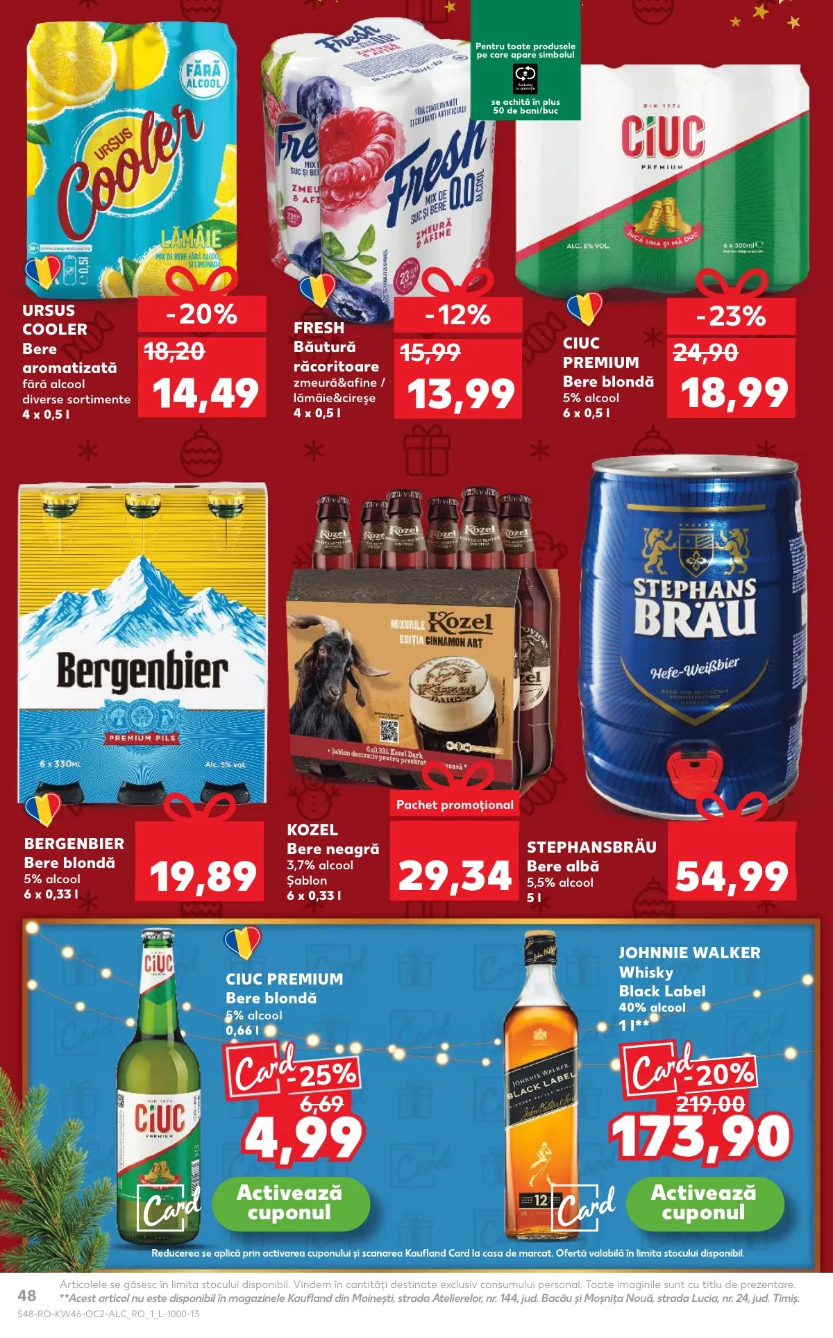 Kaufland akciós újság Románia 11.12–11.18 – 48. oldal