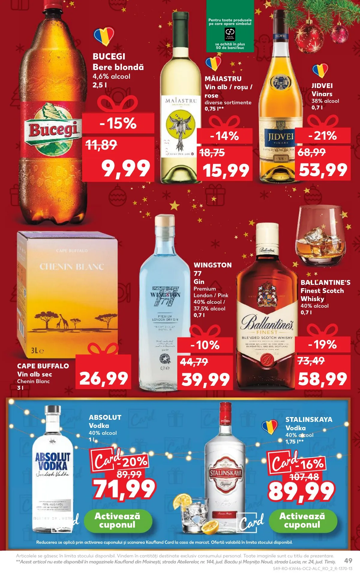 Kaufland akciós újság Románia 11.12–11.18 – 49. oldal