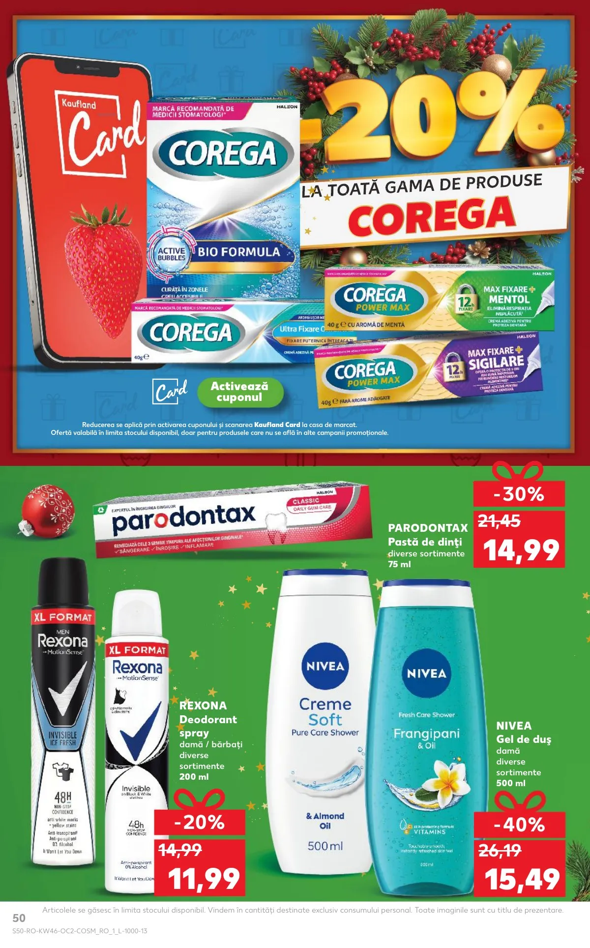 Kaufland akciós újság Románia 11.12–11.18 – 50. oldal
