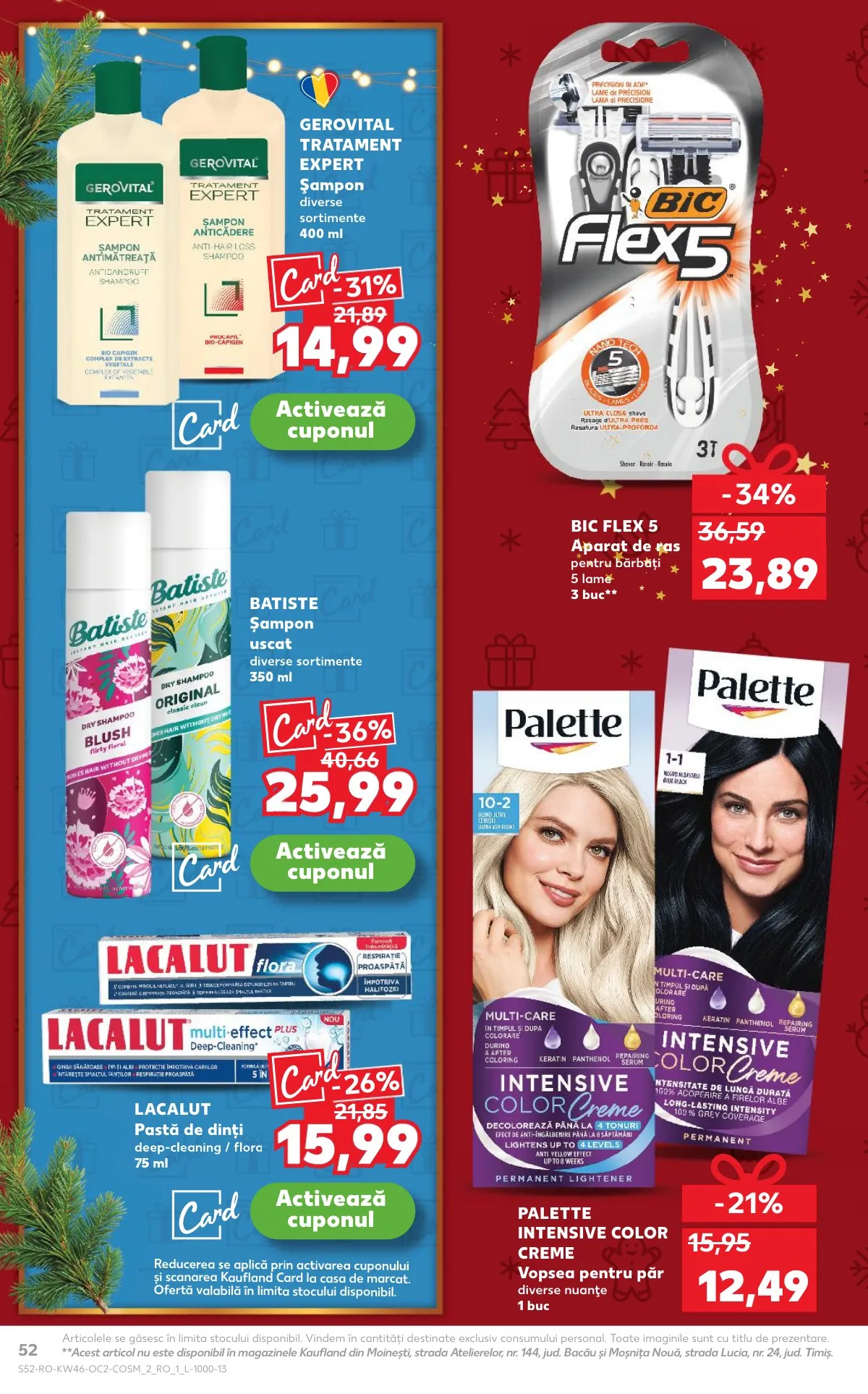 Kaufland akciós újság Románia 11.12–11.18 – 52. oldal