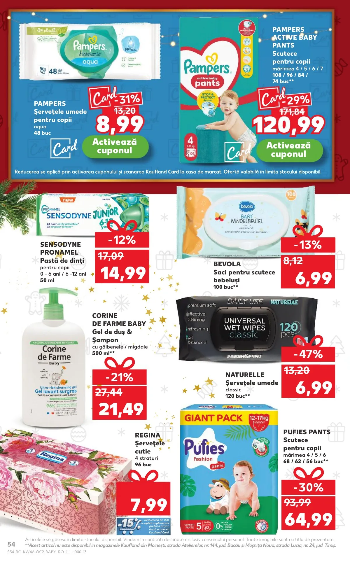 Kaufland akciós újság Románia 11.12–11.18 – 54. oldal