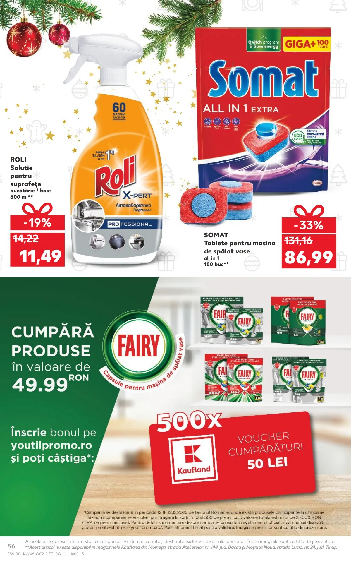 Kaufland akciós újság Románia 11.12–11.18 – 56. oldal