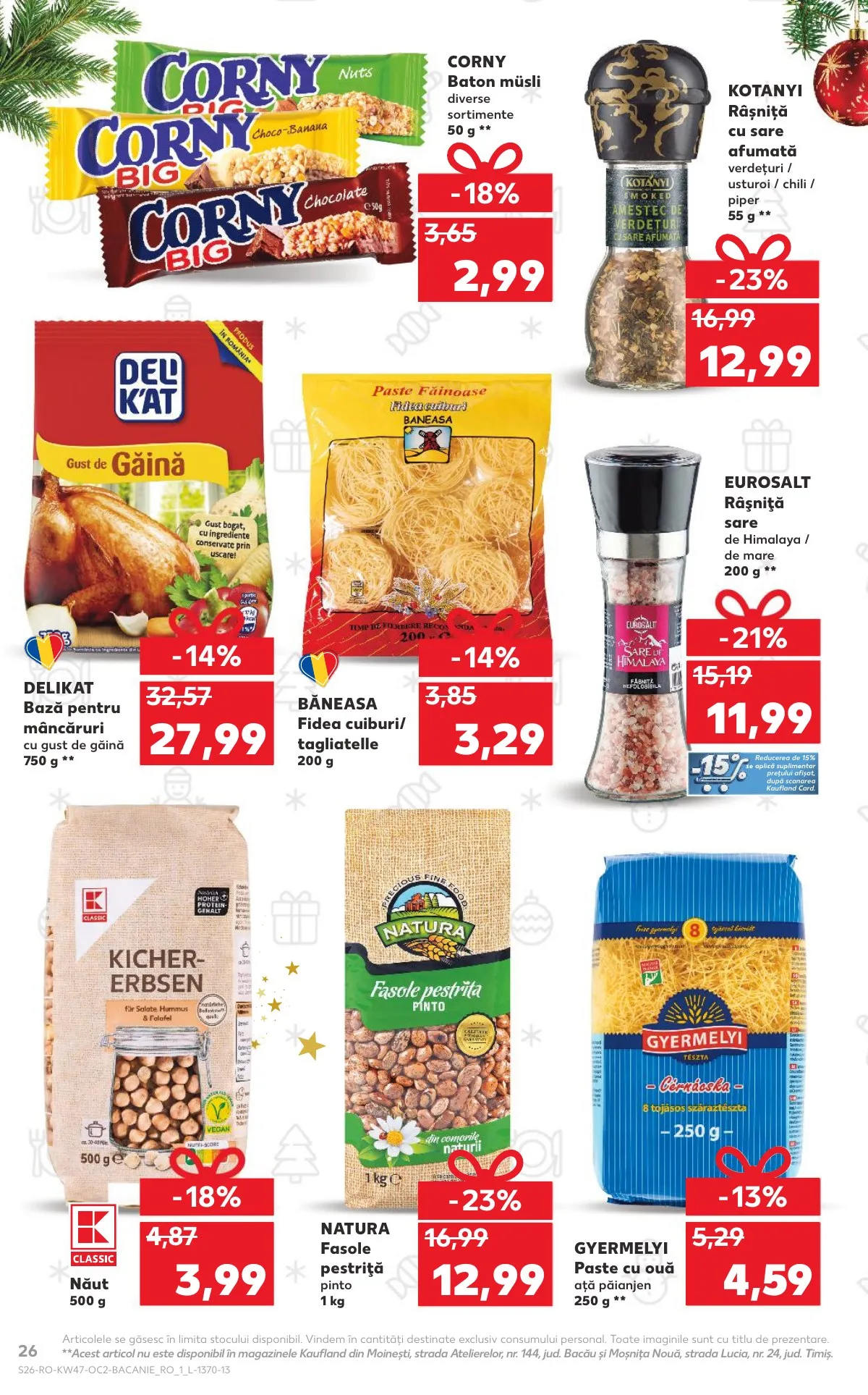 Kaufland akciós újság Románia 11.19–11.25 – 26. oldal