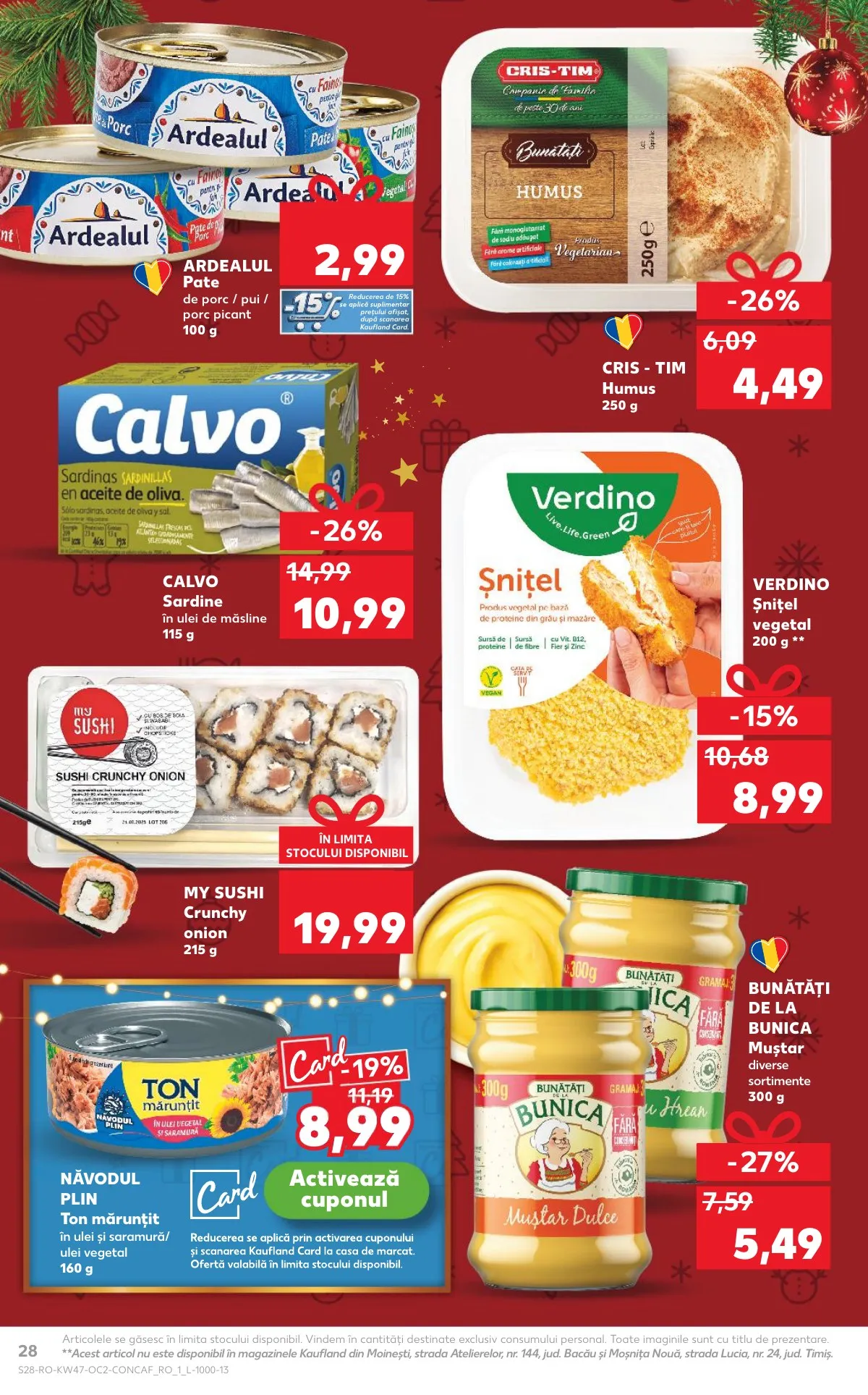 Kaufland akciós újság Románia 11.19–11.25 – 28. oldal