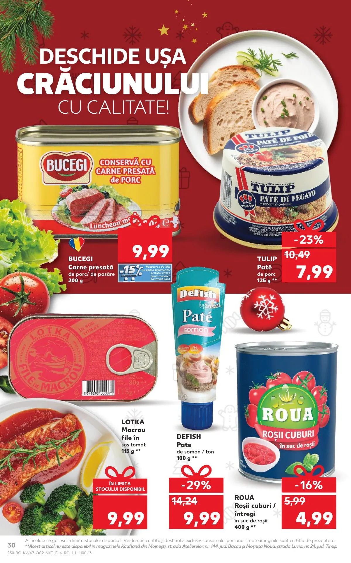Kaufland akciós újság Románia 11.19–11.25 – 30. oldal