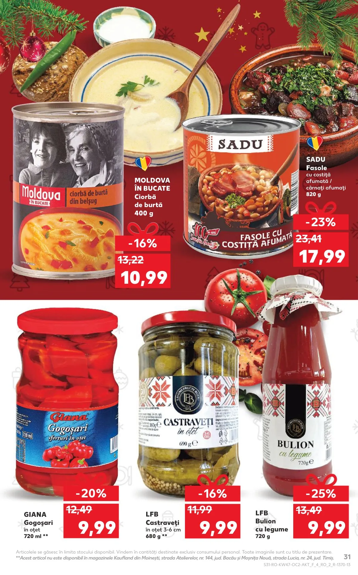 Kaufland akciós újság Románia 11.19–11.25 – 31. oldal