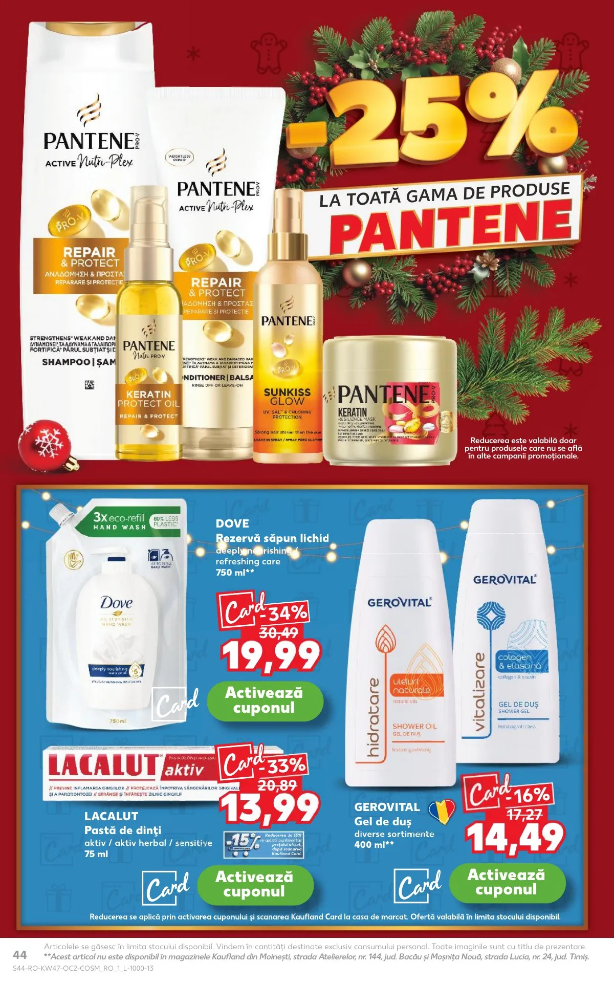 Kaufland akciós újság Románia 11.19–11.25 – 44. oldal