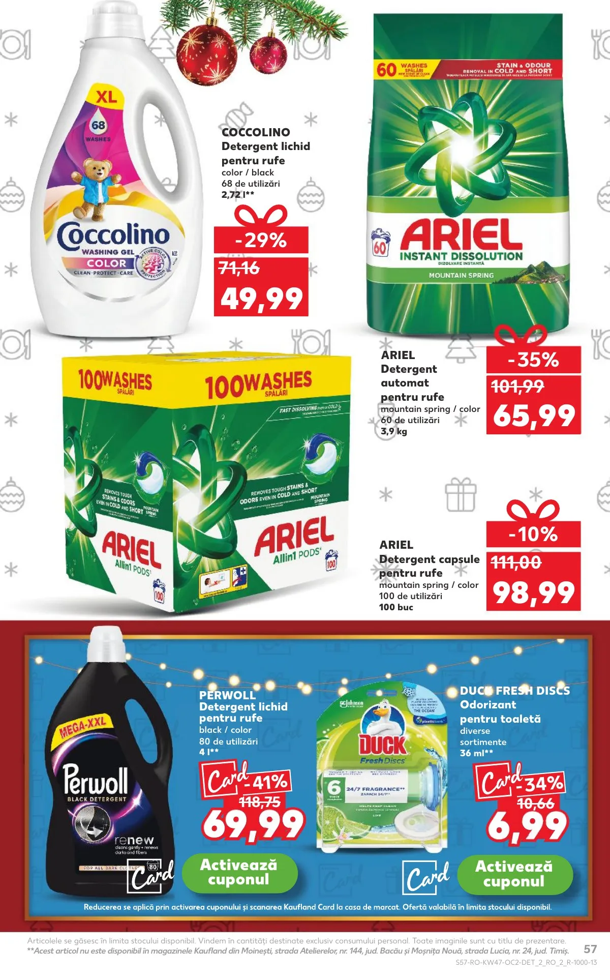 Kaufland akciós újság Románia 11.19–11.25 – 57. oldal