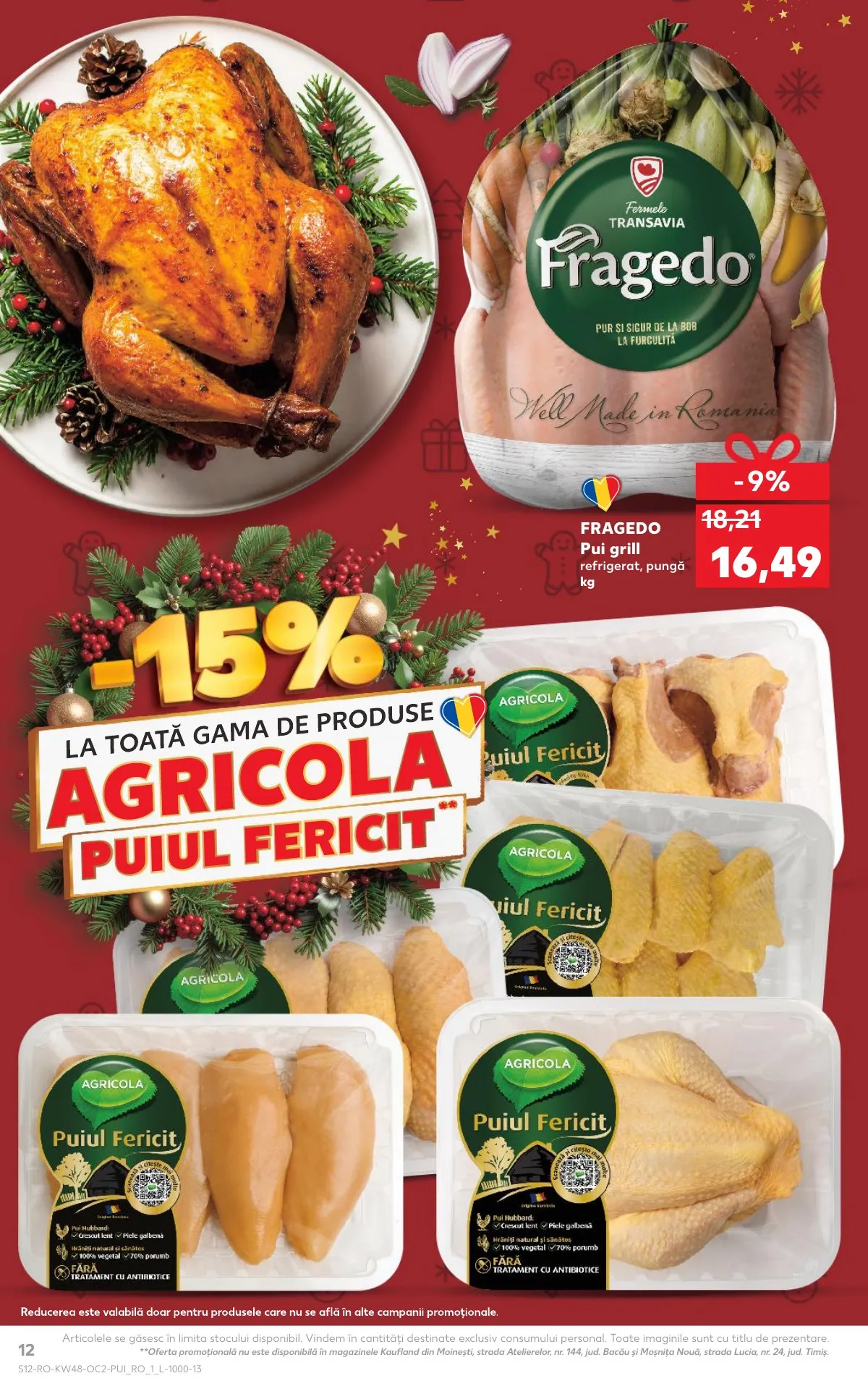 Kaufland akciós újság Románia 11.26–12.02 – 12. oldal