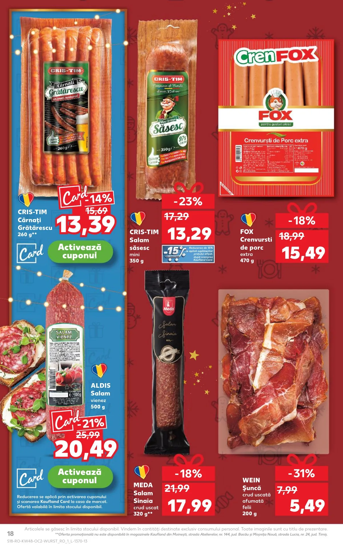 Kaufland akciós újság Románia 11.26–12.02 – 18. oldal