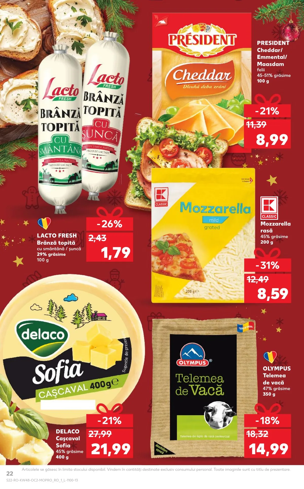 Kaufland akciós újság Románia 11.26–12.02 – 22. oldal