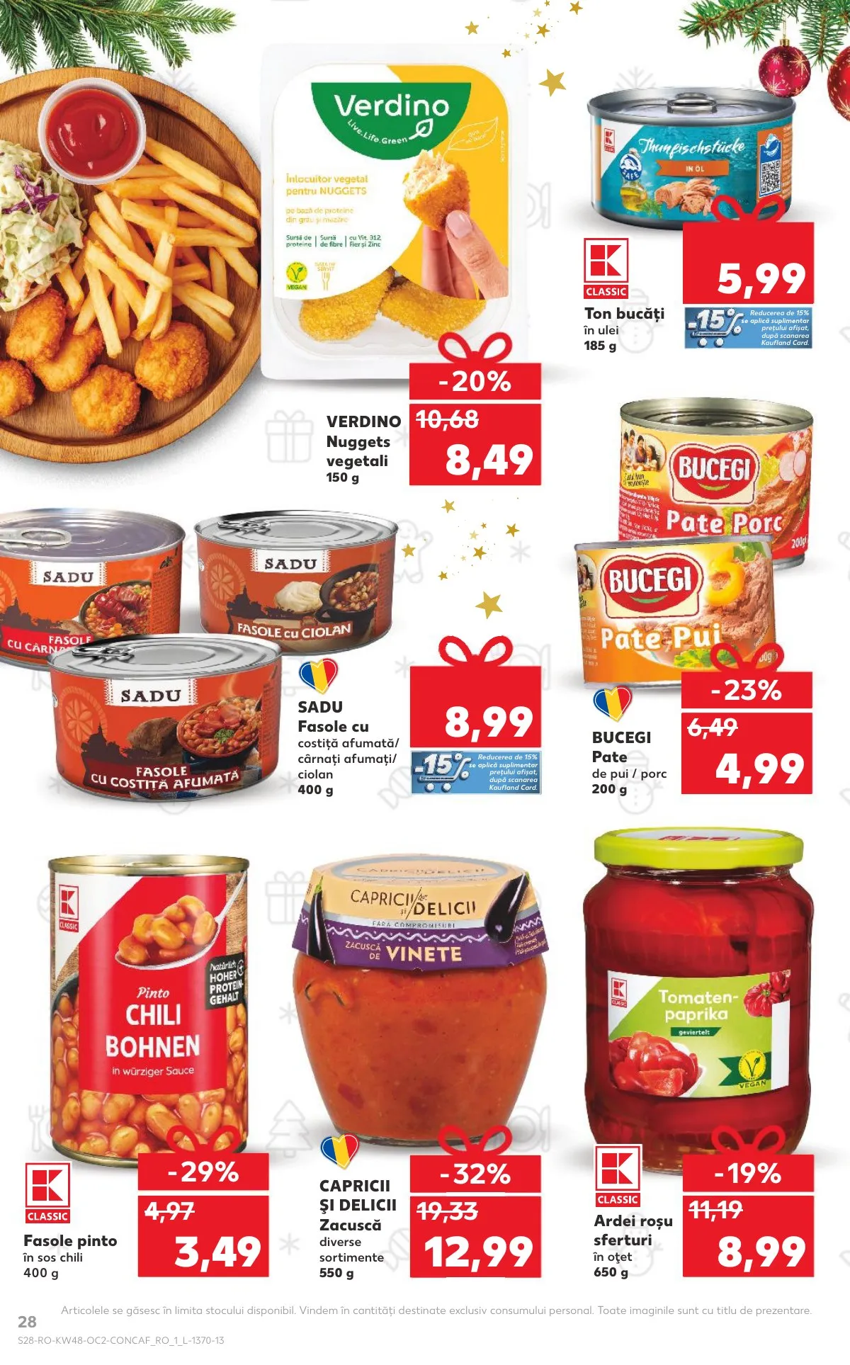 Kaufland akciós újság Románia 11.26–12.02 – 28. oldal
