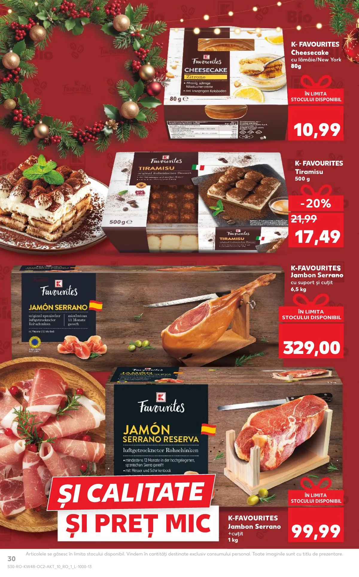 Kaufland akciós újság Románia 11.26–12.02 – 30. oldal