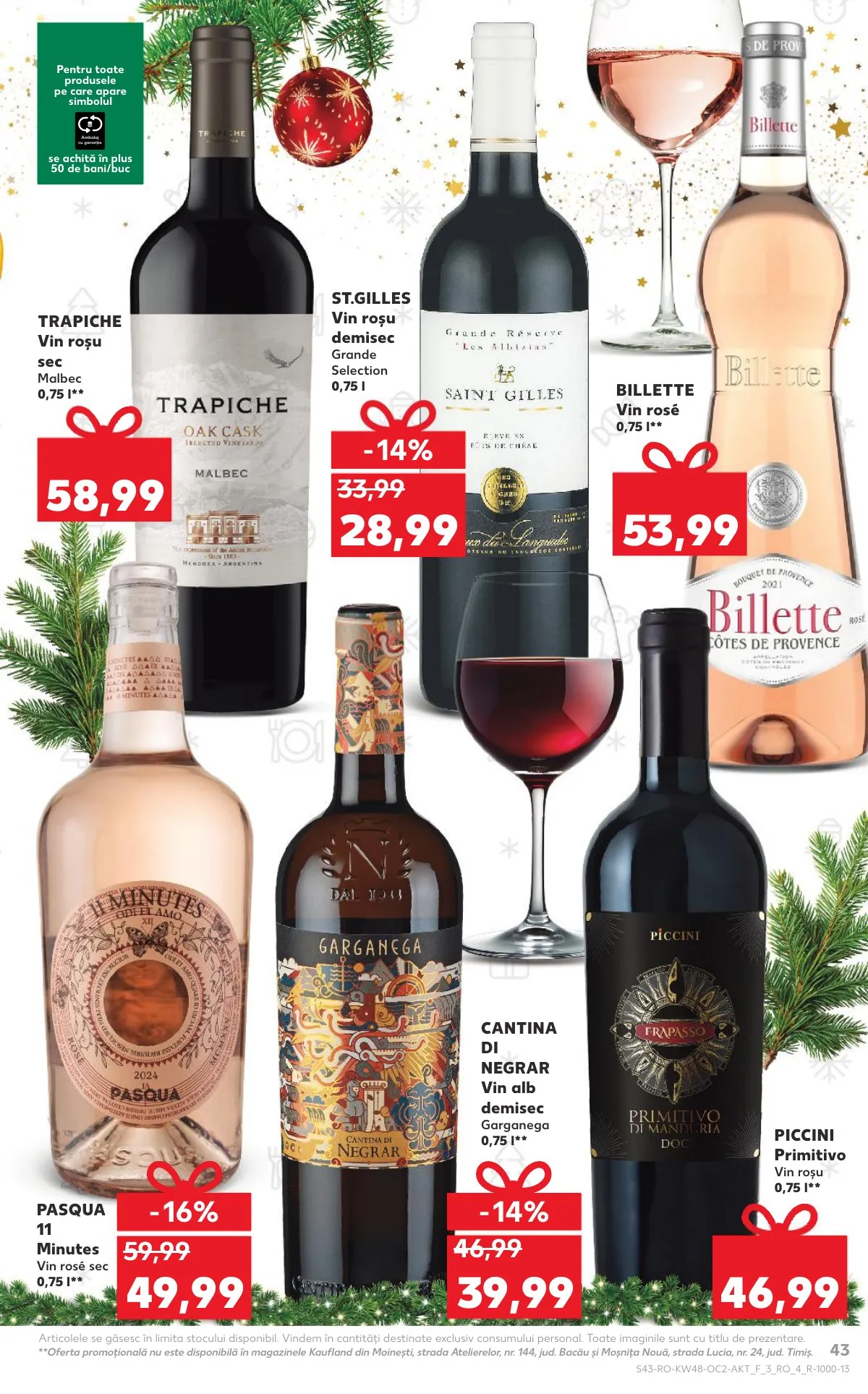 Kaufland akciós újság Románia 11.26–12.02 – 43. oldal
