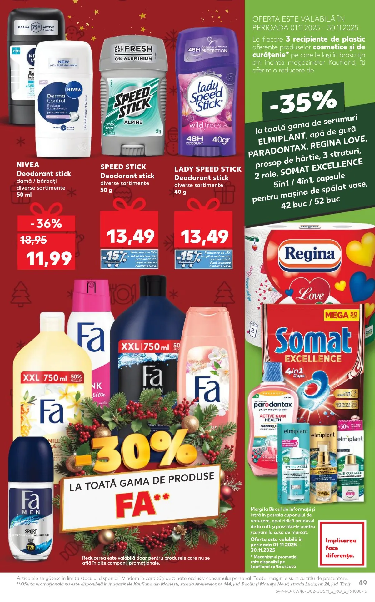 Kaufland akciós újság Románia 11.26–12.02 – 49. oldal