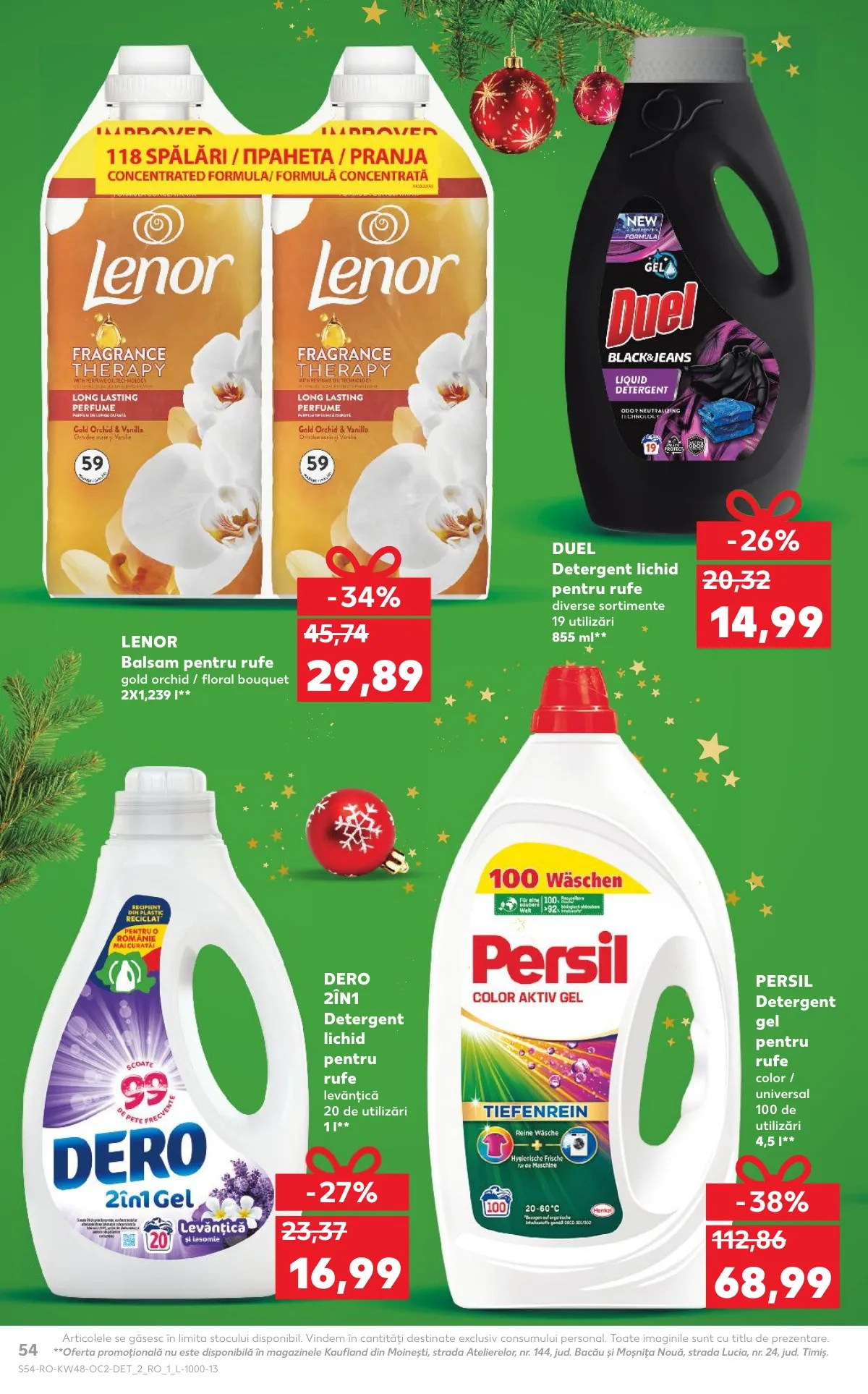 Kaufland akciós újság Románia 11.26–12.02 – 54. oldal