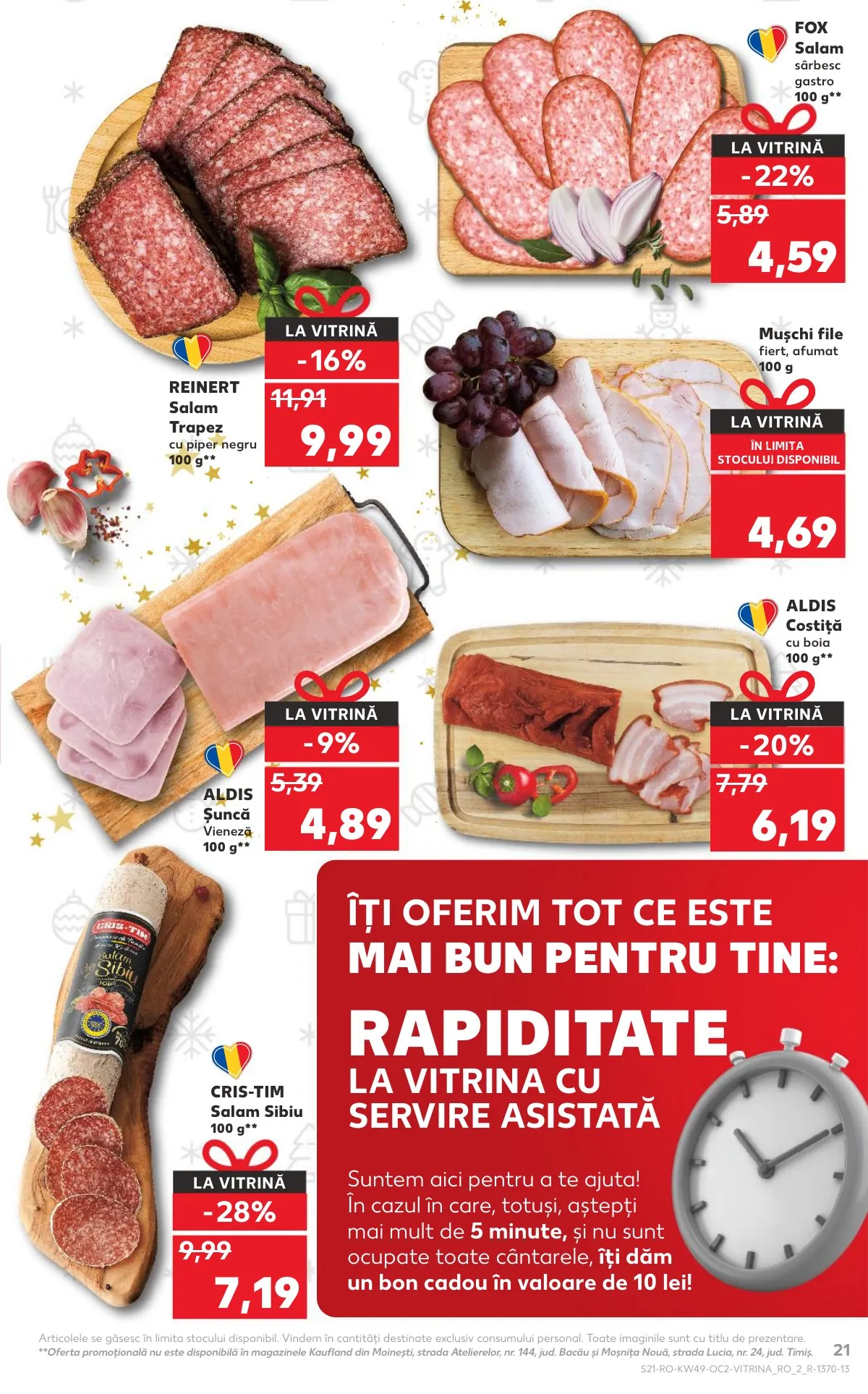 Kaufland akciós újság Románia 12.03–12.09 – 21. oldal