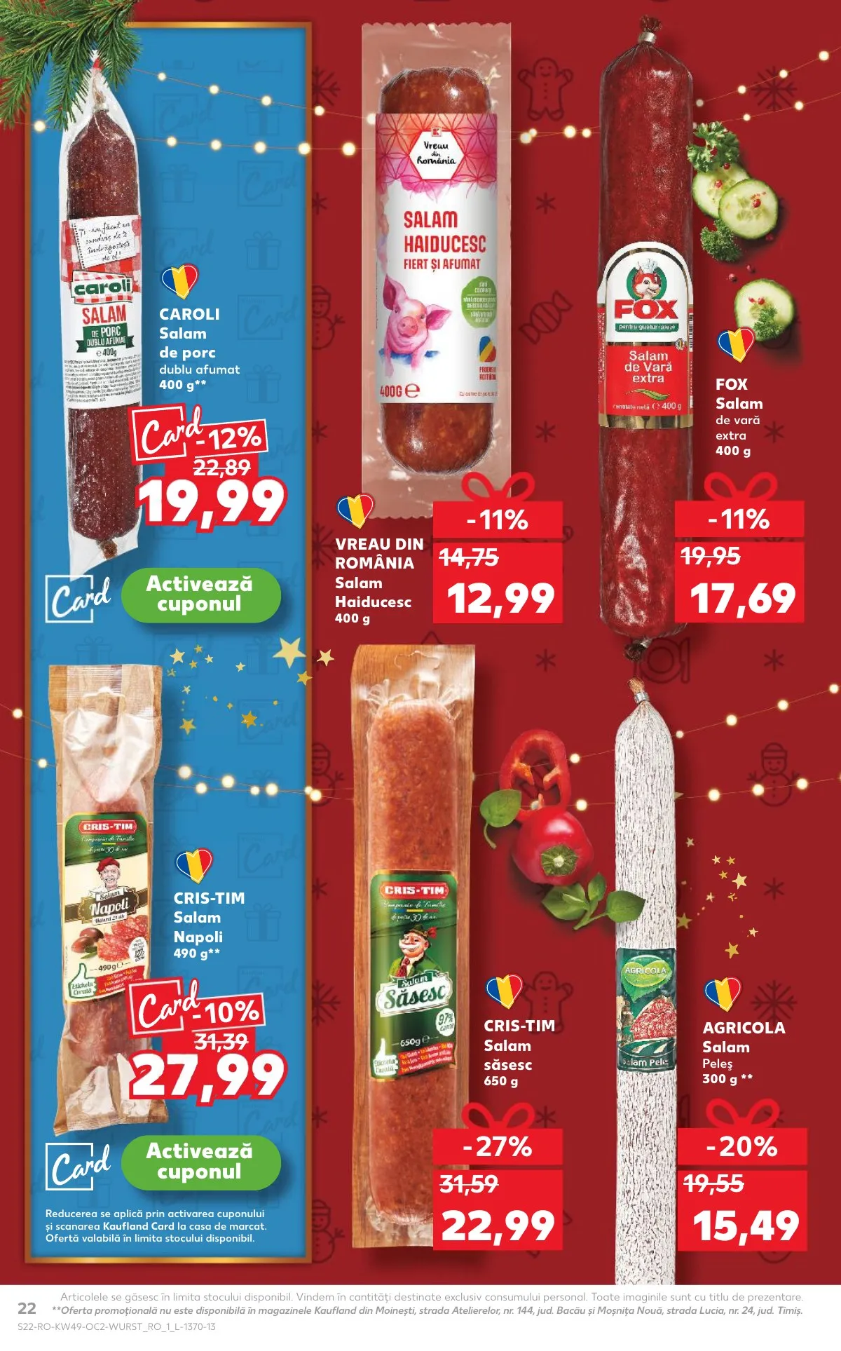 Kaufland akciós újság Románia 12.03–12.09 – 22. oldal