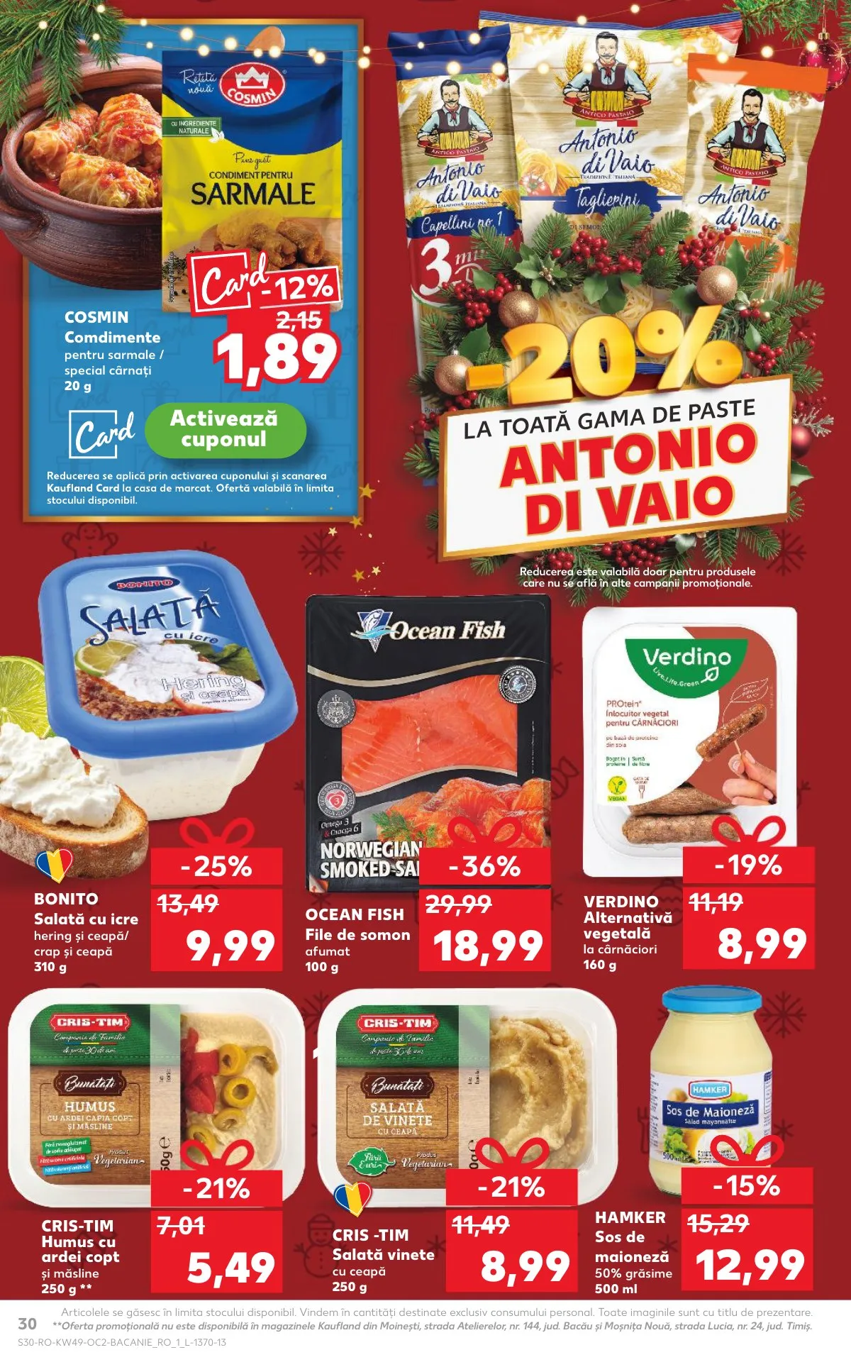 Kaufland akciós újság Románia 12.03–12.09 – 30. oldal