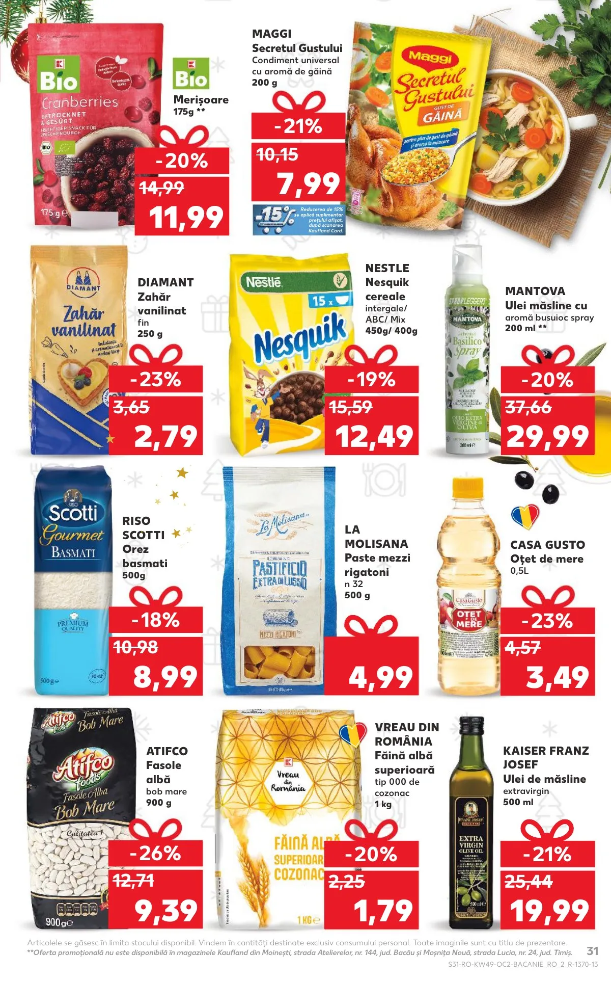 Kaufland akciós újság Románia 12.03–12.09 – 31. oldal