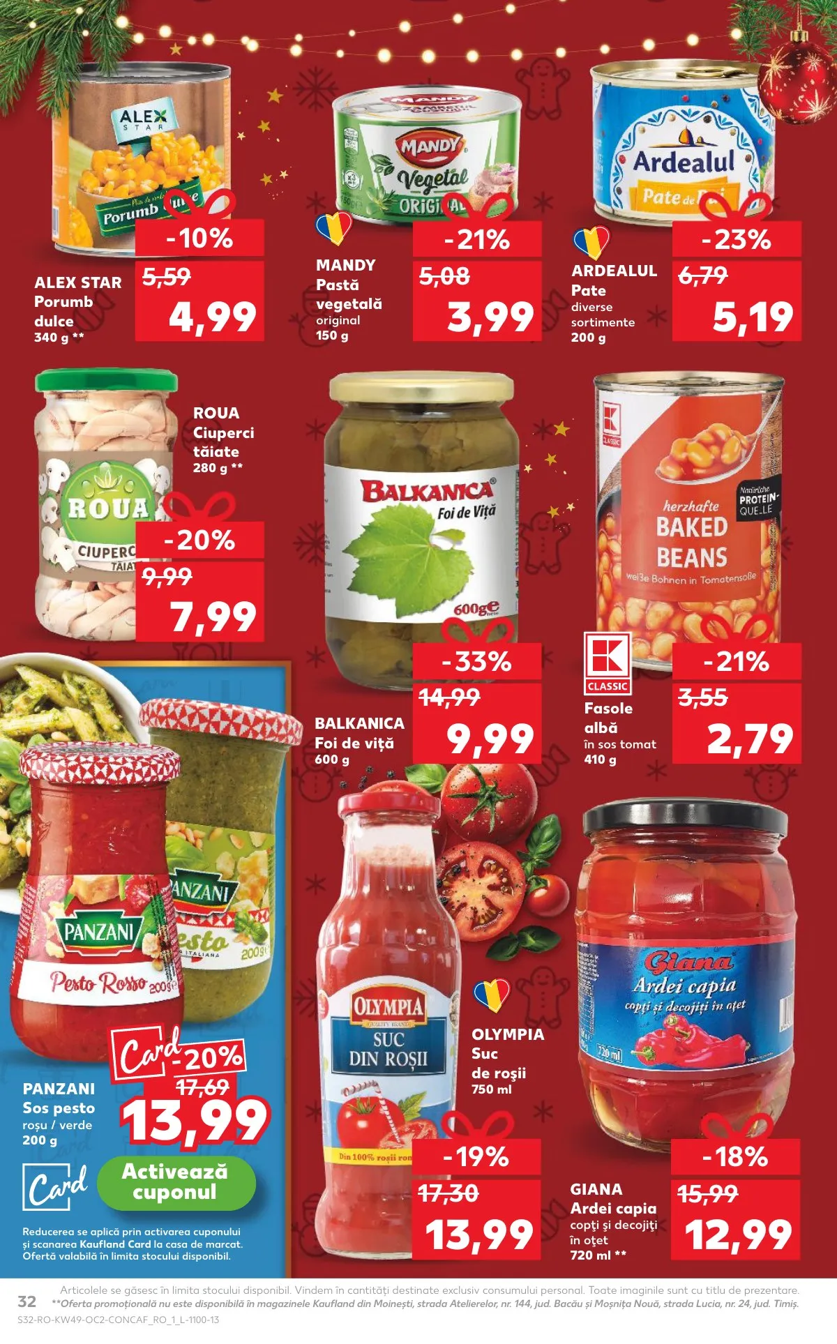 Kaufland akciós újság Románia 12.03–12.09 – 32. oldal