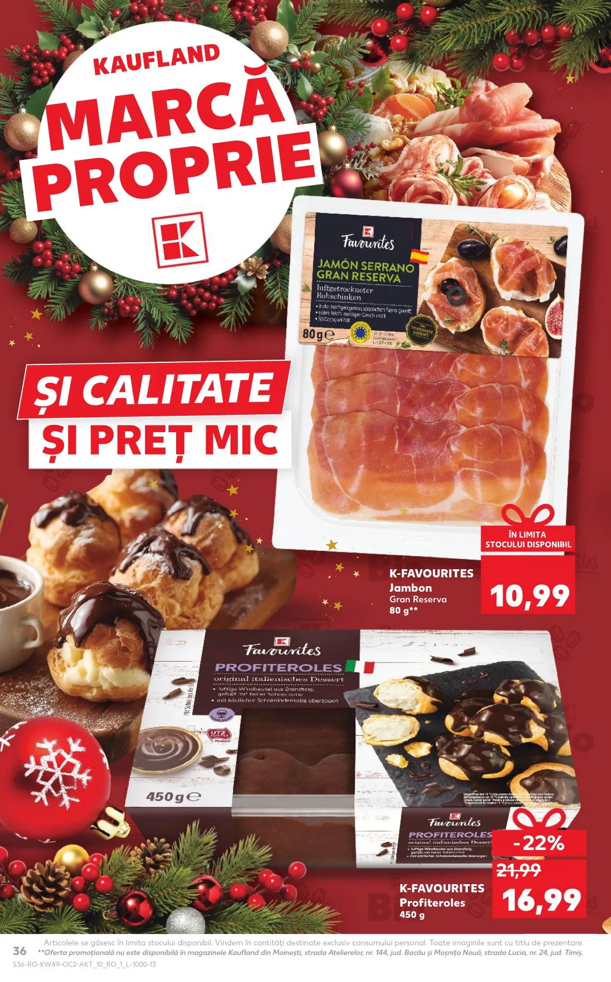 Kaufland akciós újság Románia 12.03–12.09 – 36. oldal