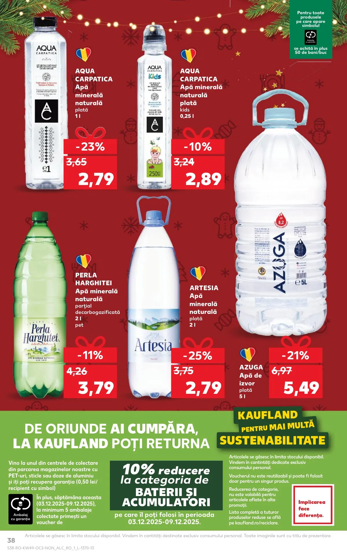 Kaufland akciós újság Románia 12.03–12.09 – 38. oldal