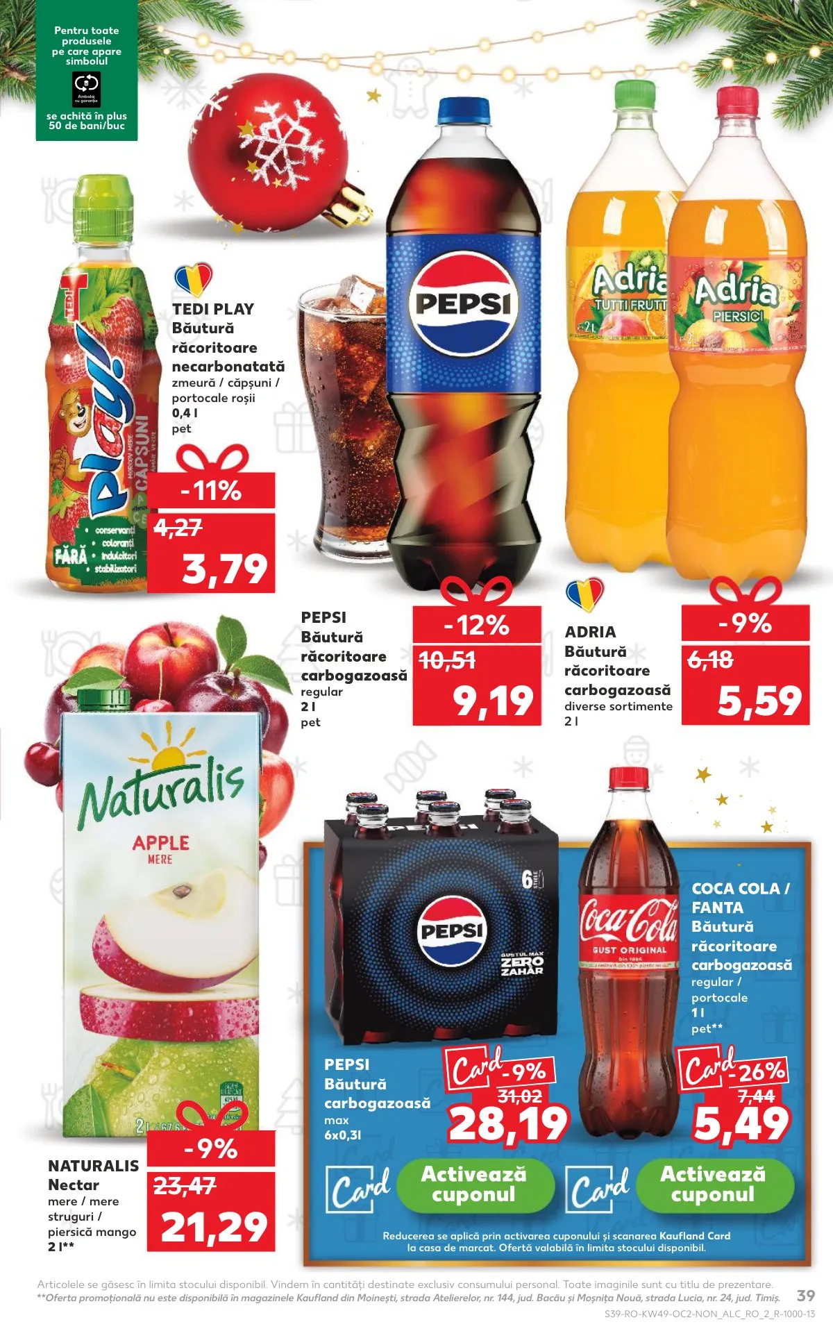 Kaufland akciós újság Románia 12.03–12.09 – 39. oldal